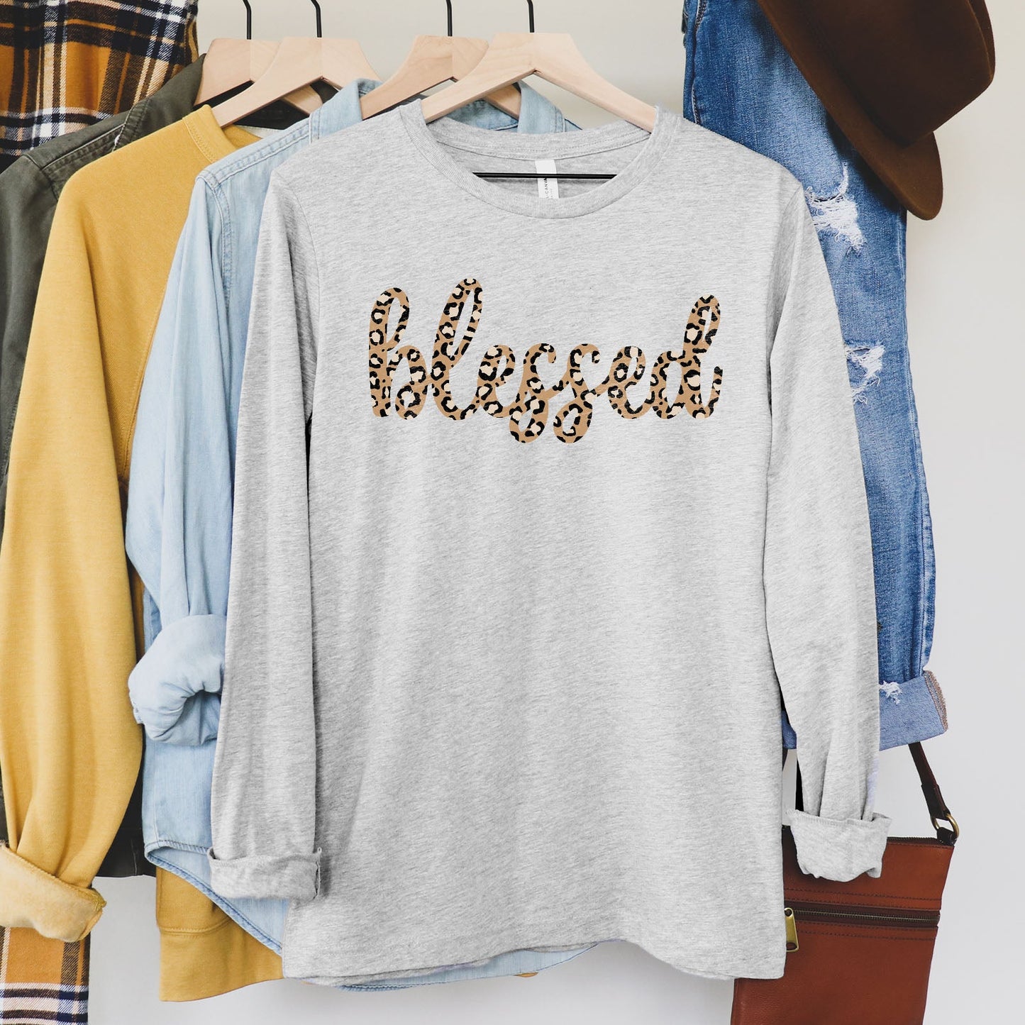 Blessed Leopard Long Sleeve