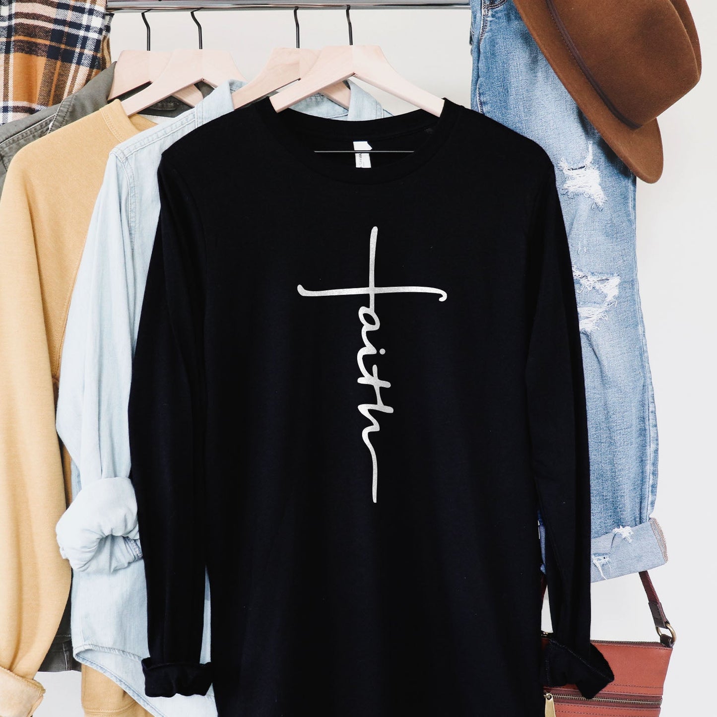 Cross Script Long Sleeve