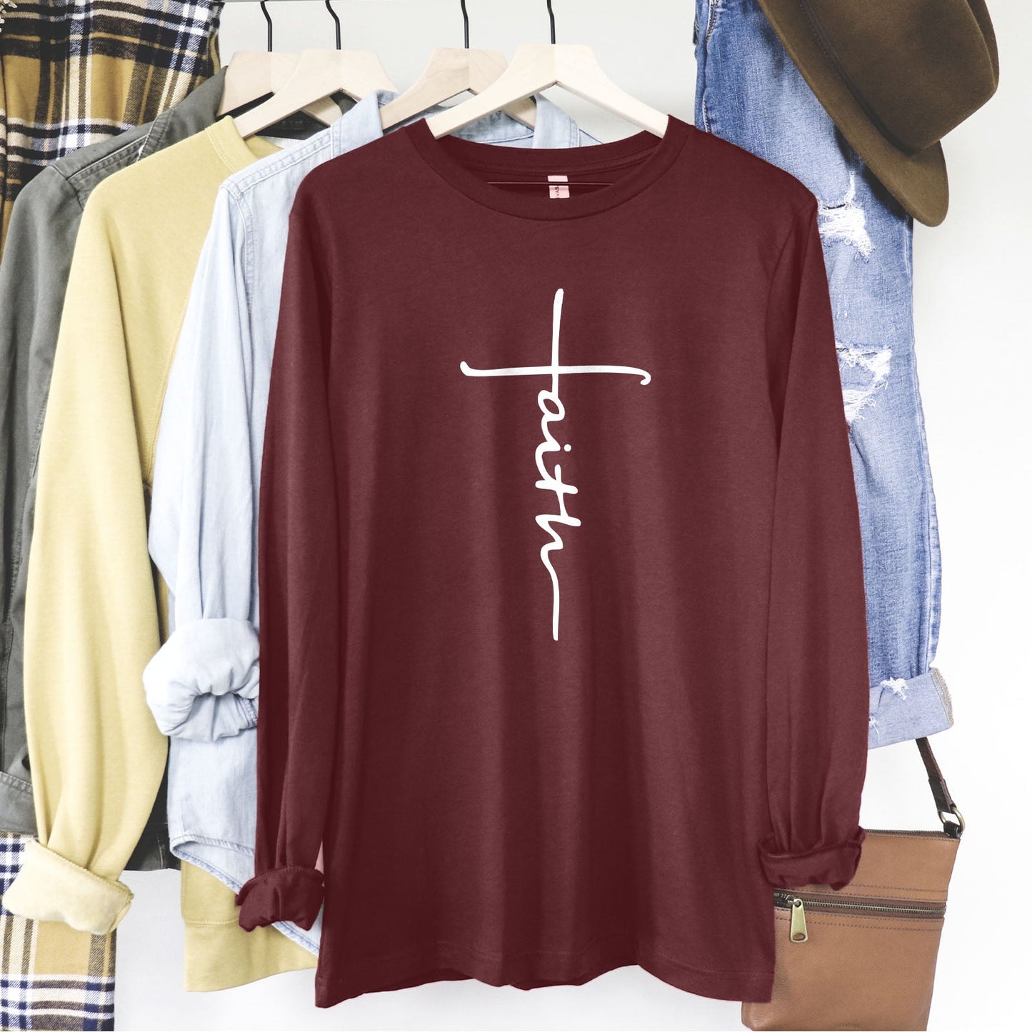 Cross Script Long Sleeve
