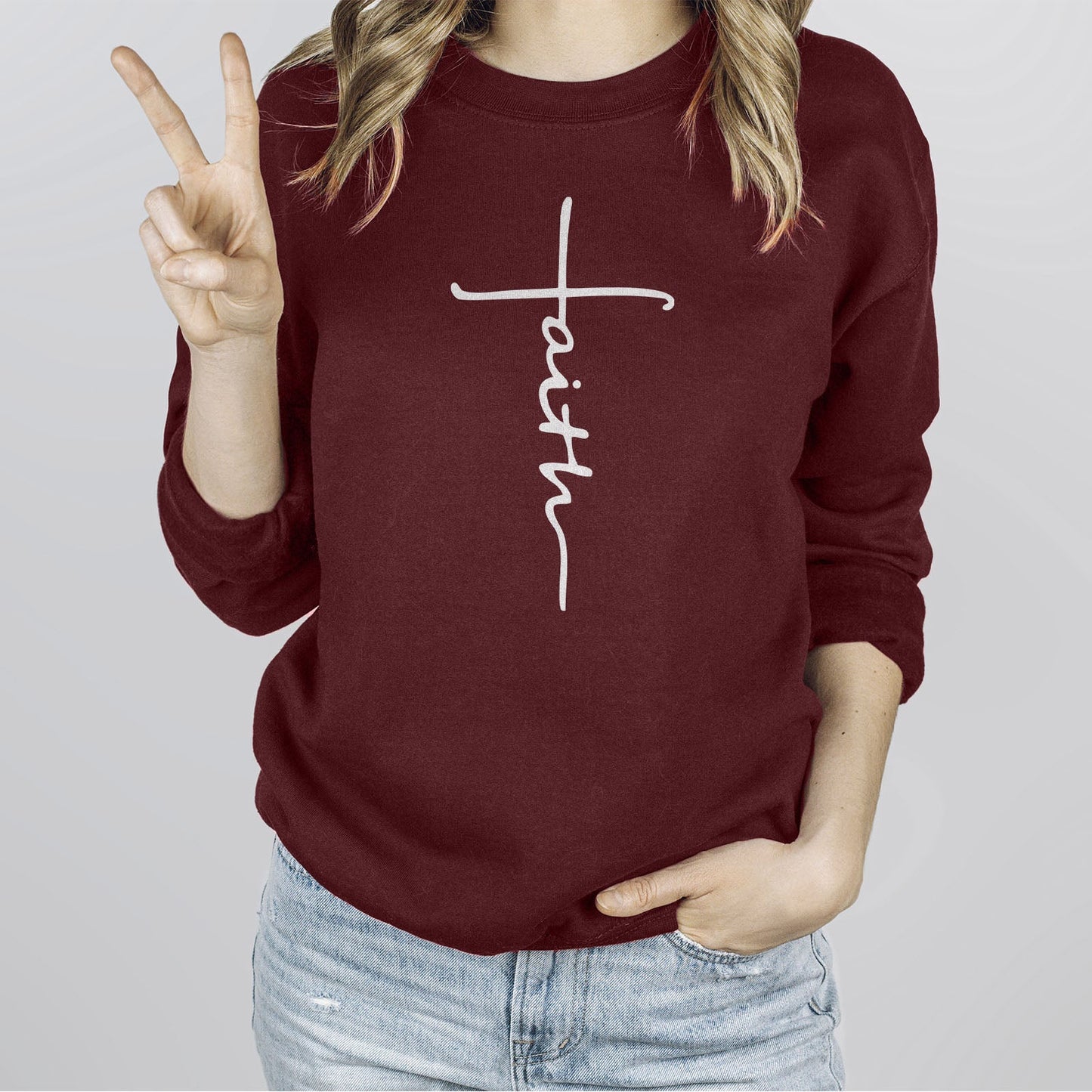 Cross Script Long Sleeve