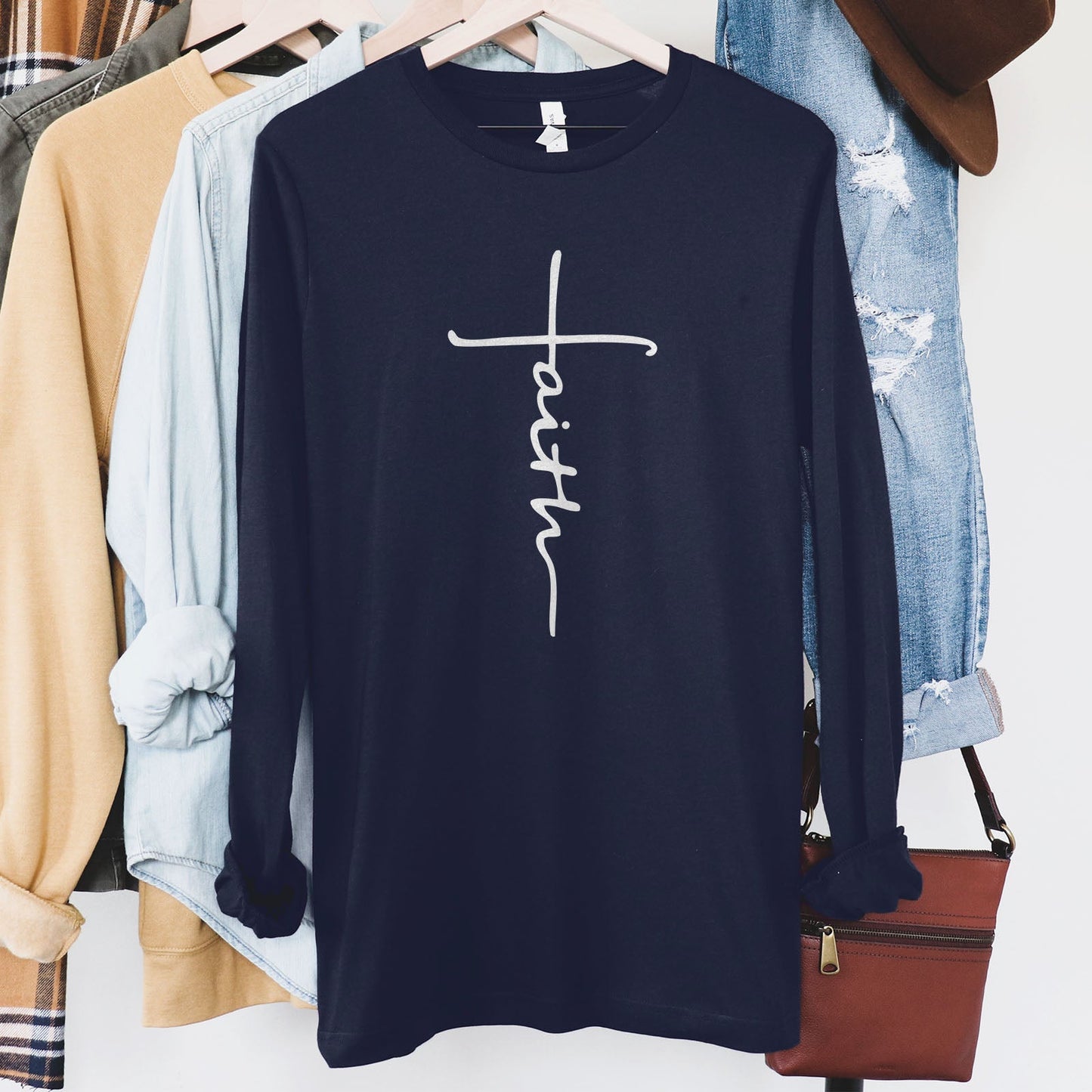 Cross Script Long Sleeve