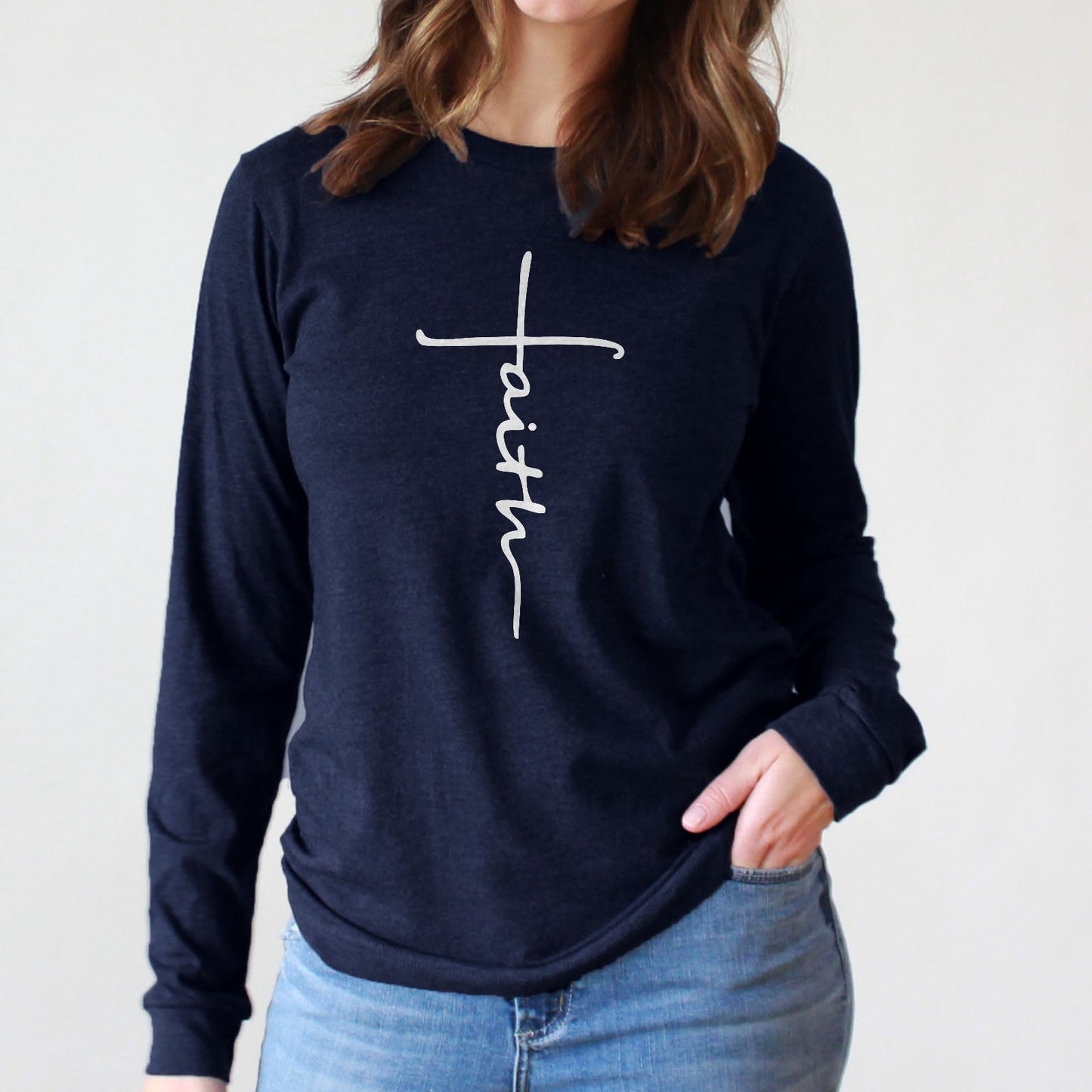 Cross Script Long Sleeve