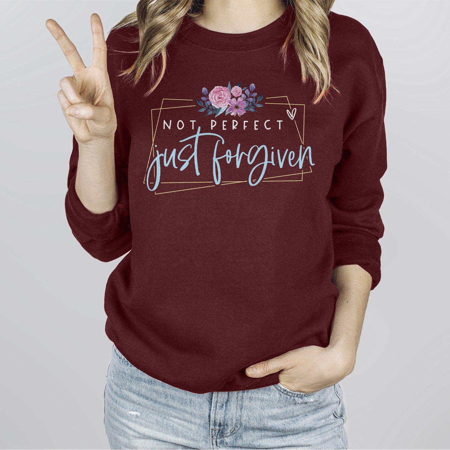 Not Perfect Just Forgiven Long Sleeve