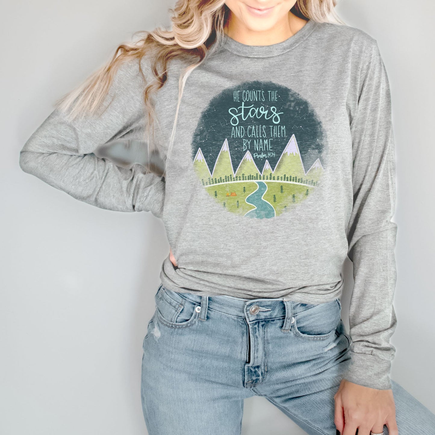 Psalm 147:4 Long Sleeve