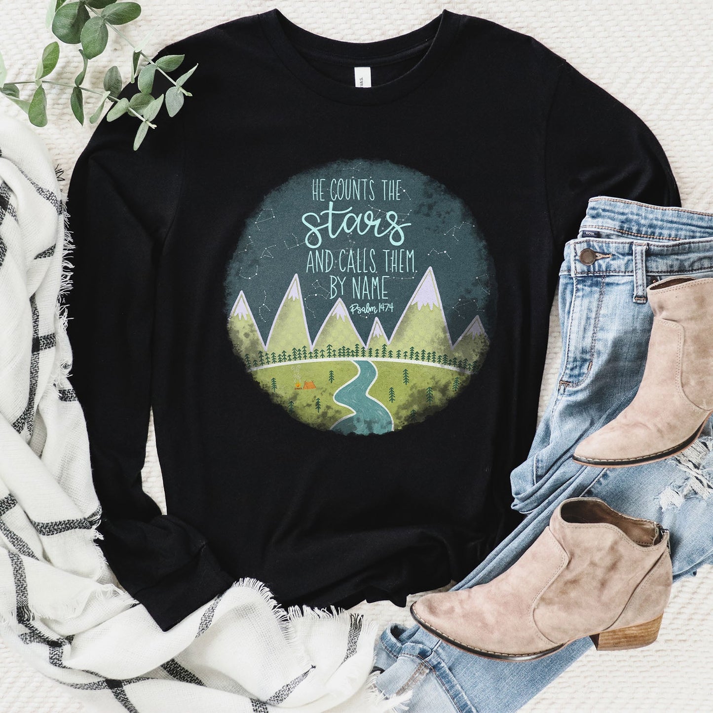 Psalm 147:4 Long Sleeve