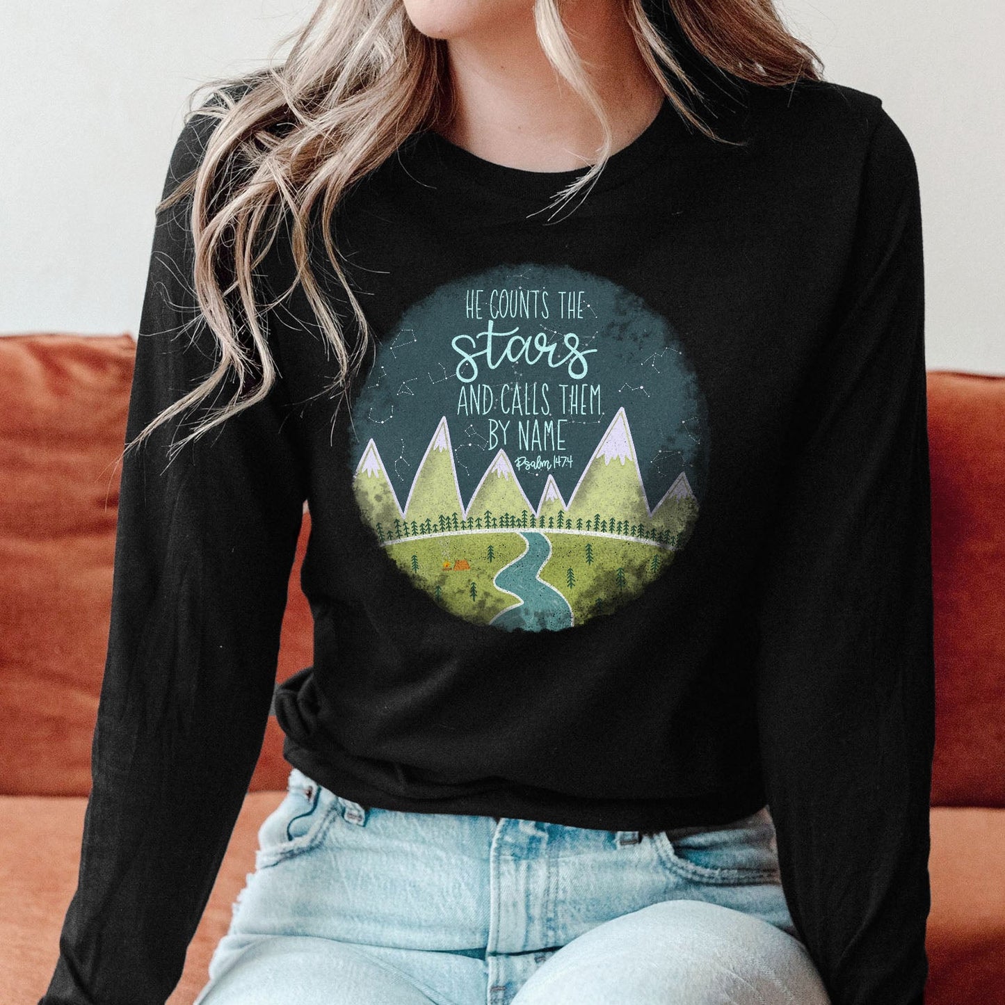 Psalm 147:4 Long Sleeve