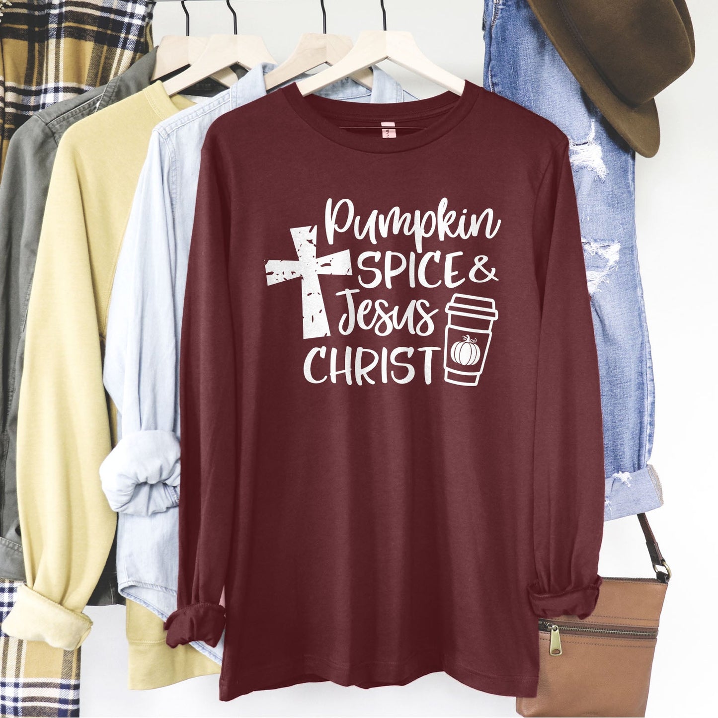 Pumpkin Spice & Jesus Christ Long Sleeve