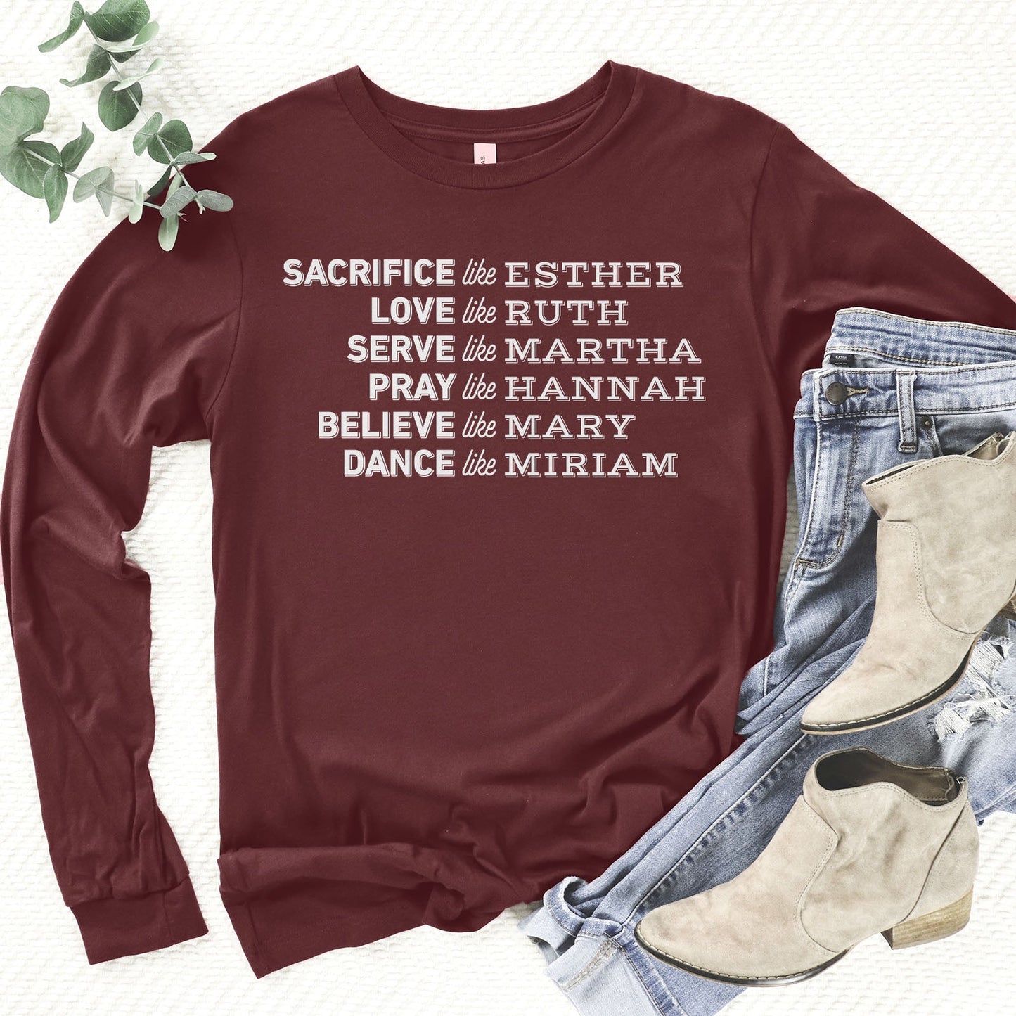 Women Of The Bible Long Sleeve