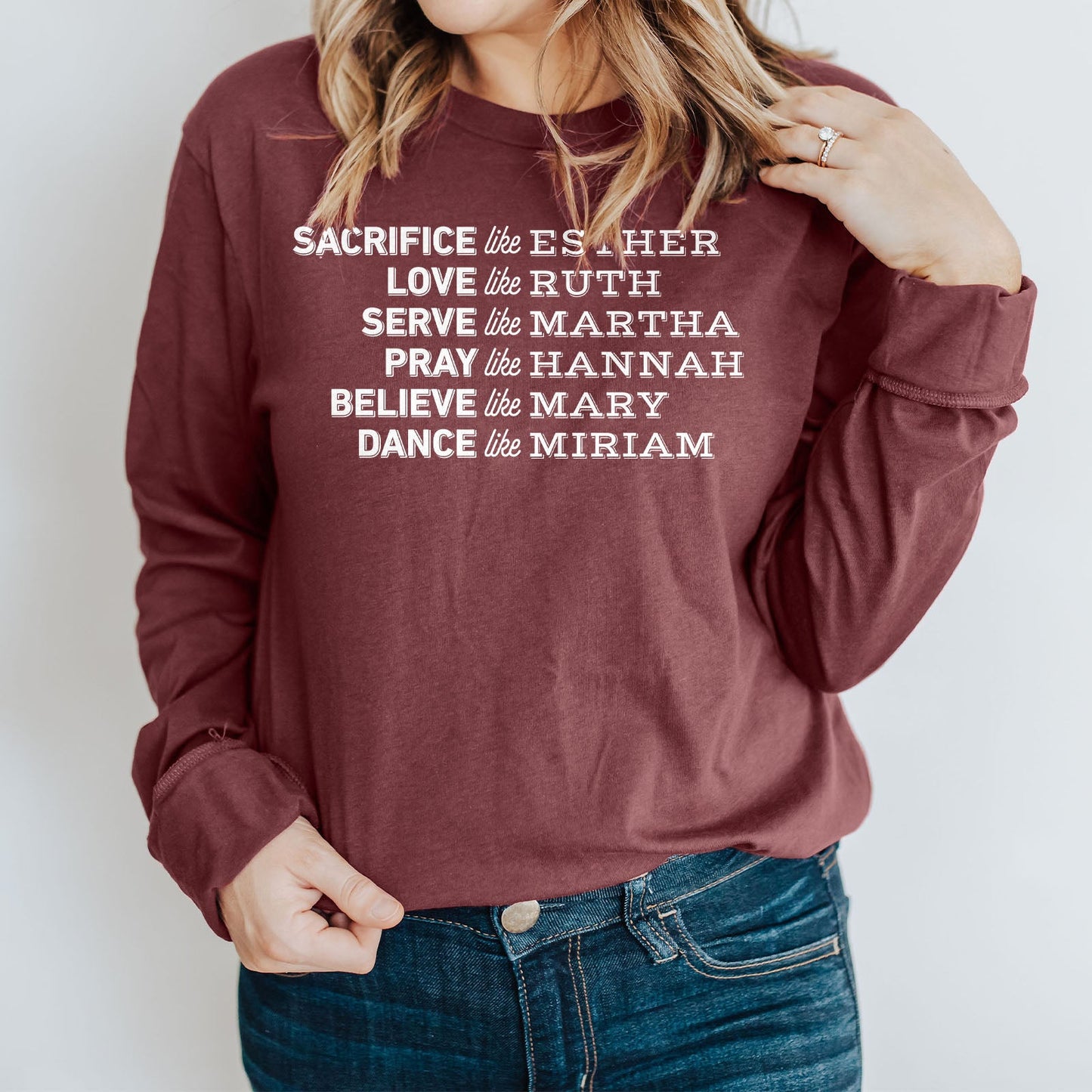 Women Of The Bible Long Sleeve