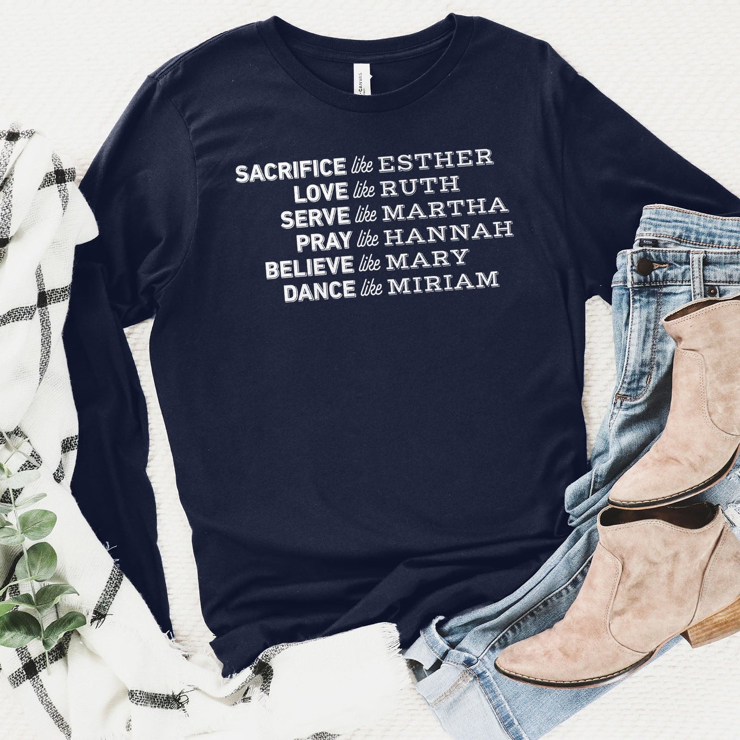 Women Of The Bible Long Sleeve