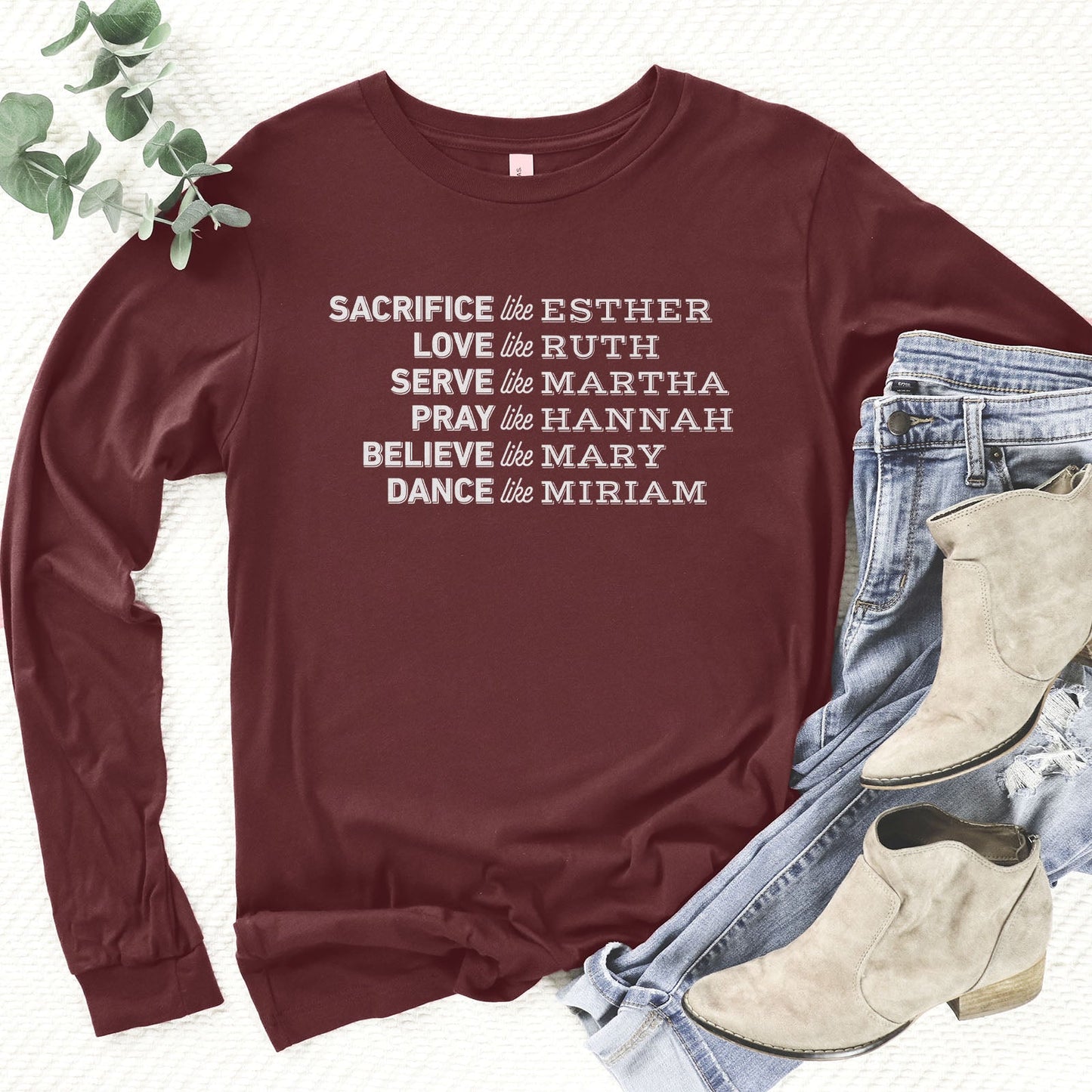 Women Of The Bible Long Sleeve