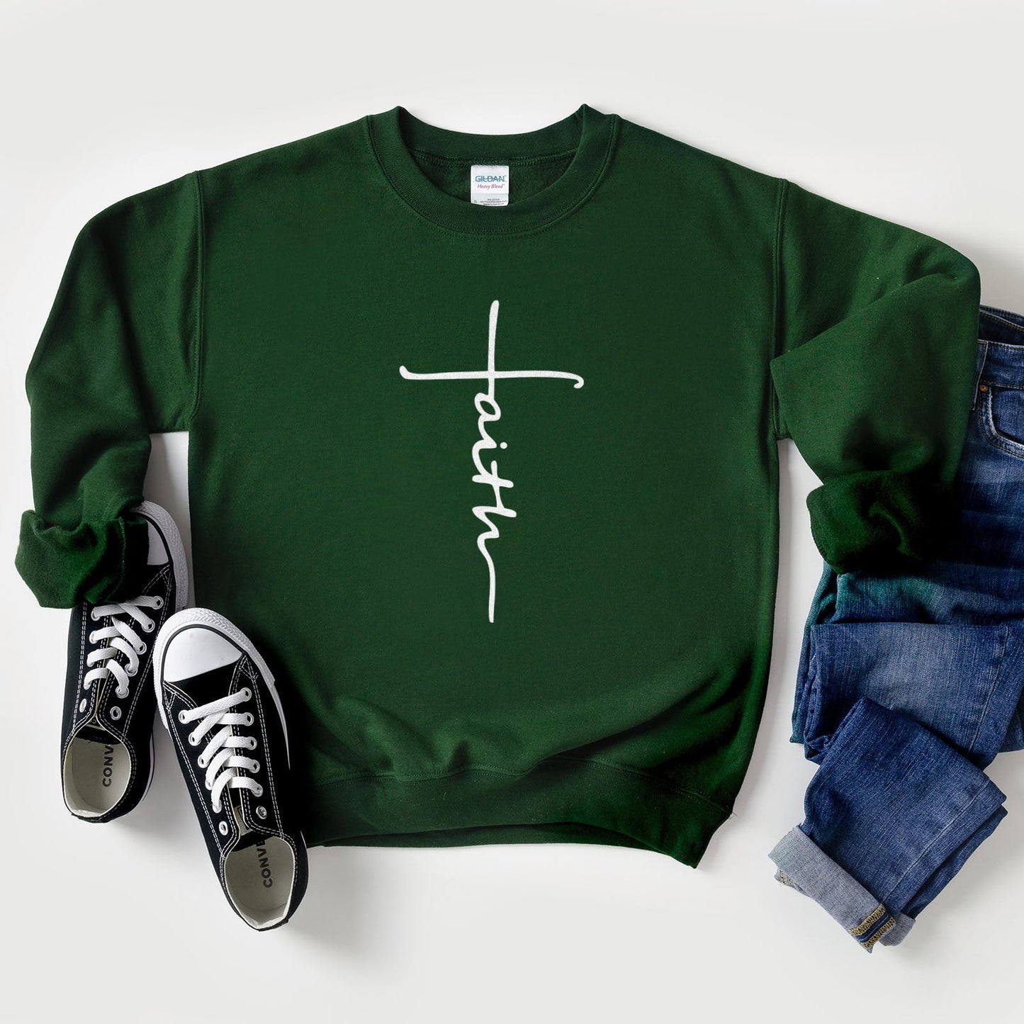 Cross Script Sweatshirt