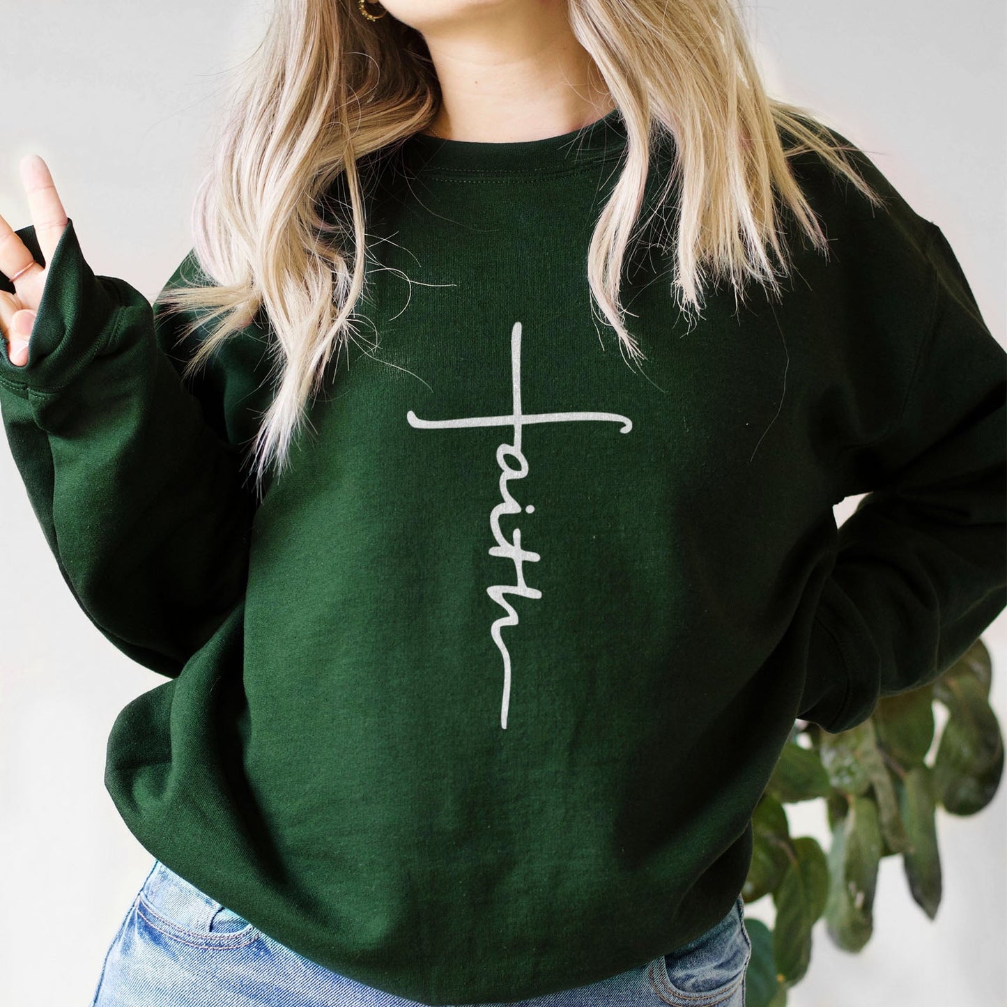 Cross Script Sweatshirt
