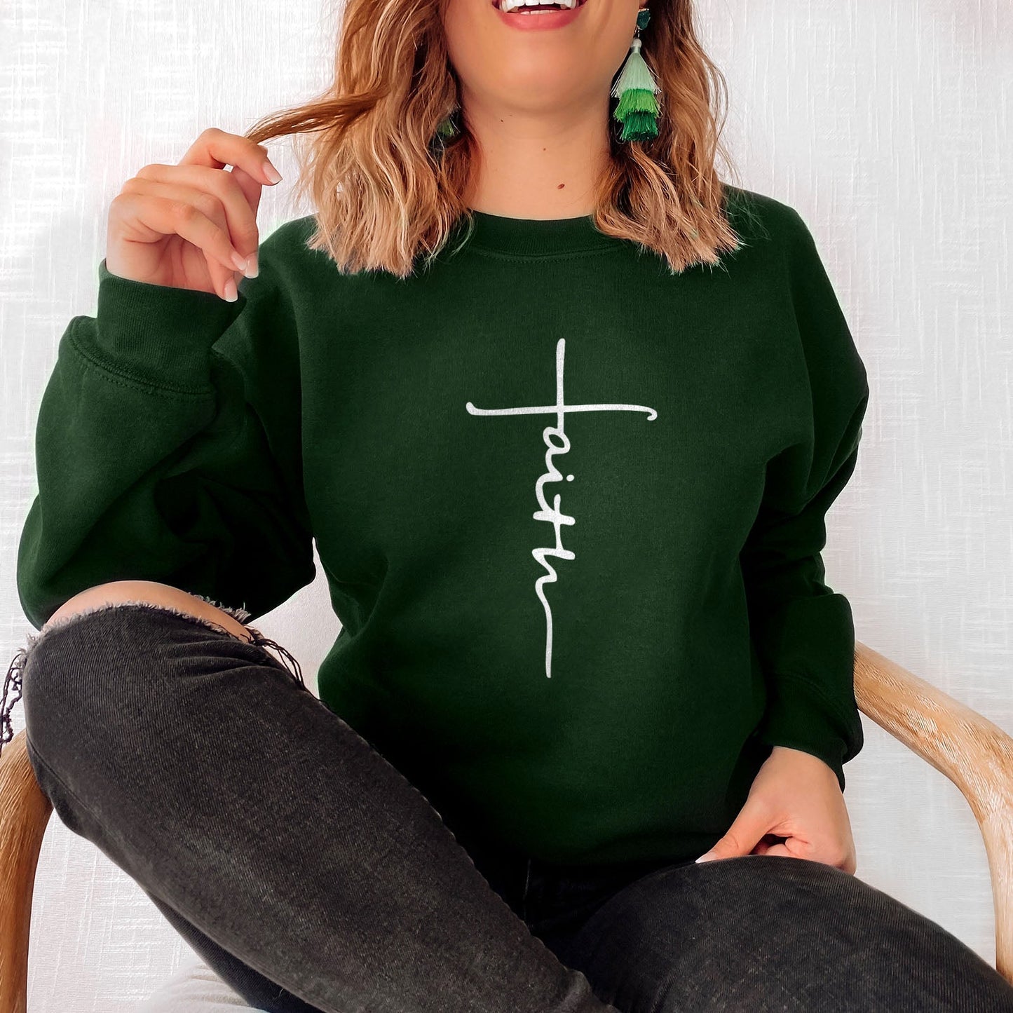 Cross Script Sweatshirt