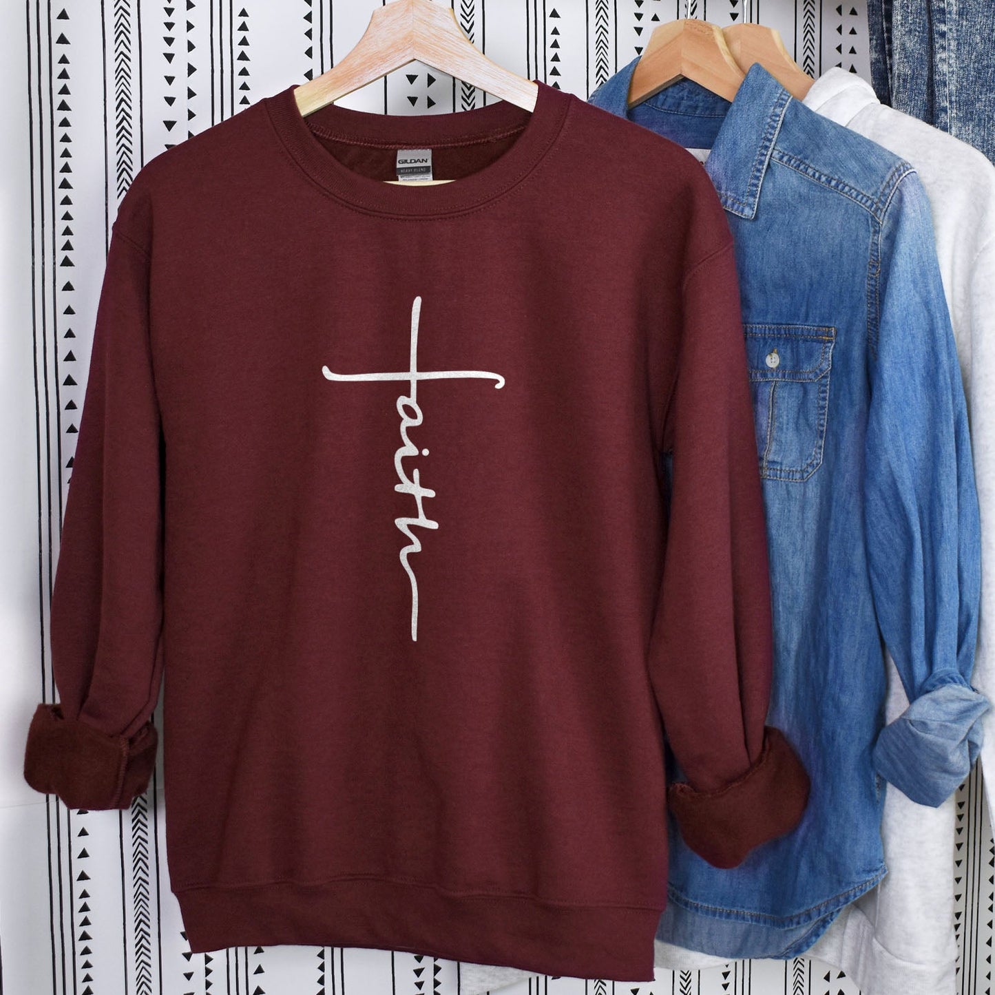 Cross Script Sweatshirt