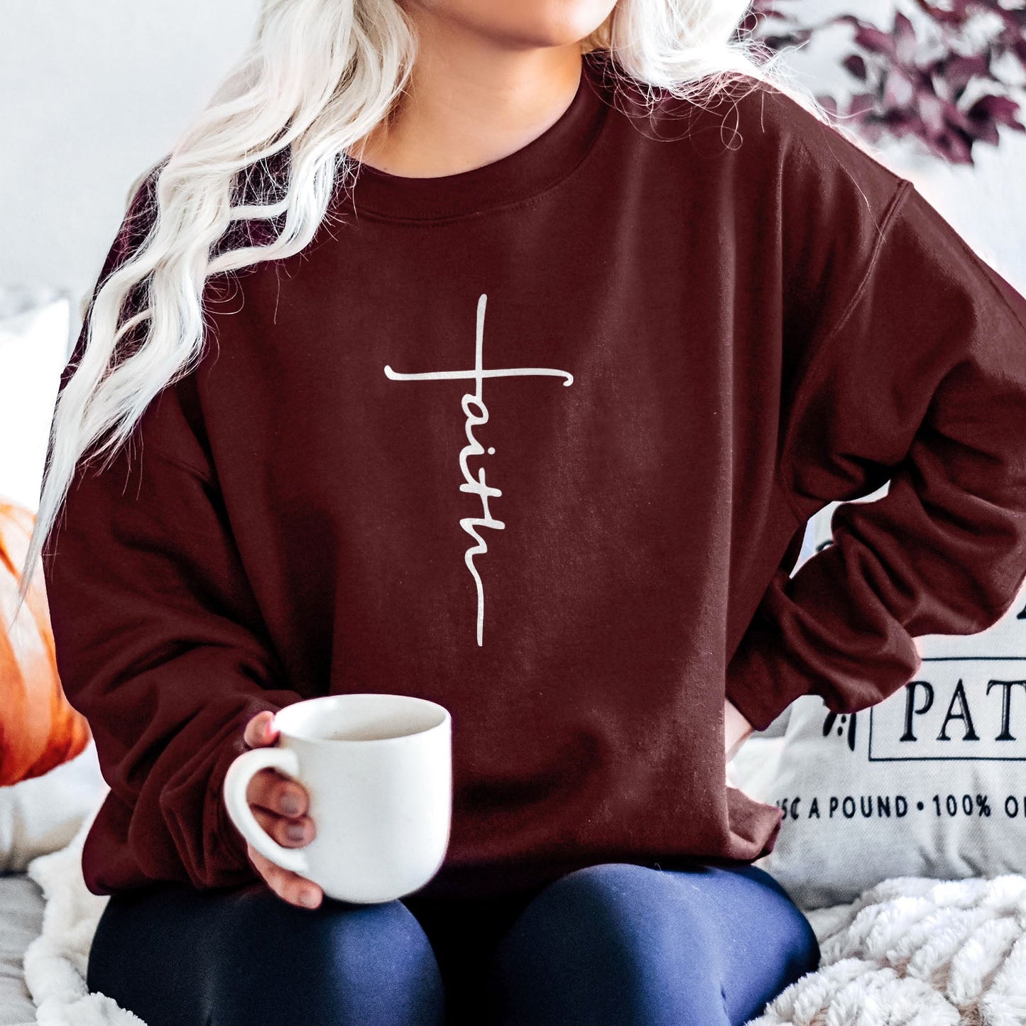 Cross Script Sweatshirt