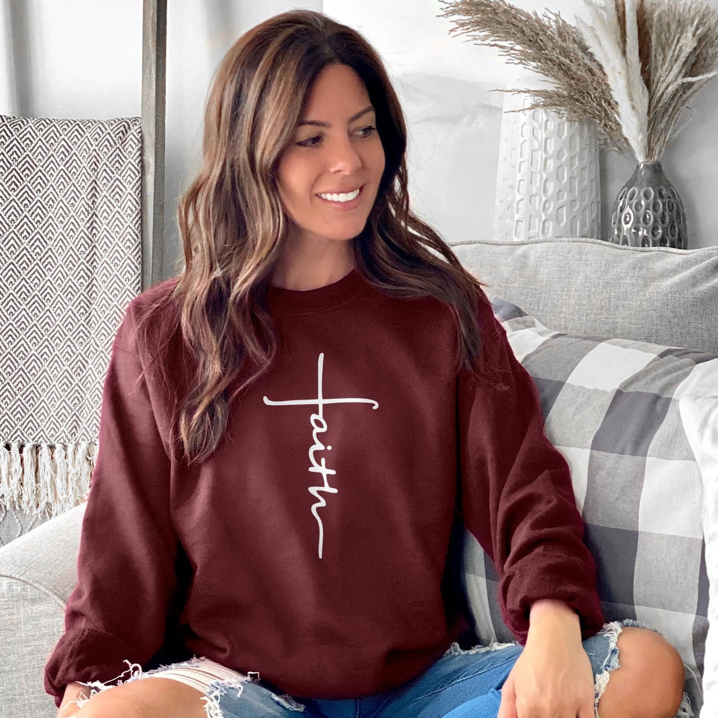 Cross Script Sweatshirt