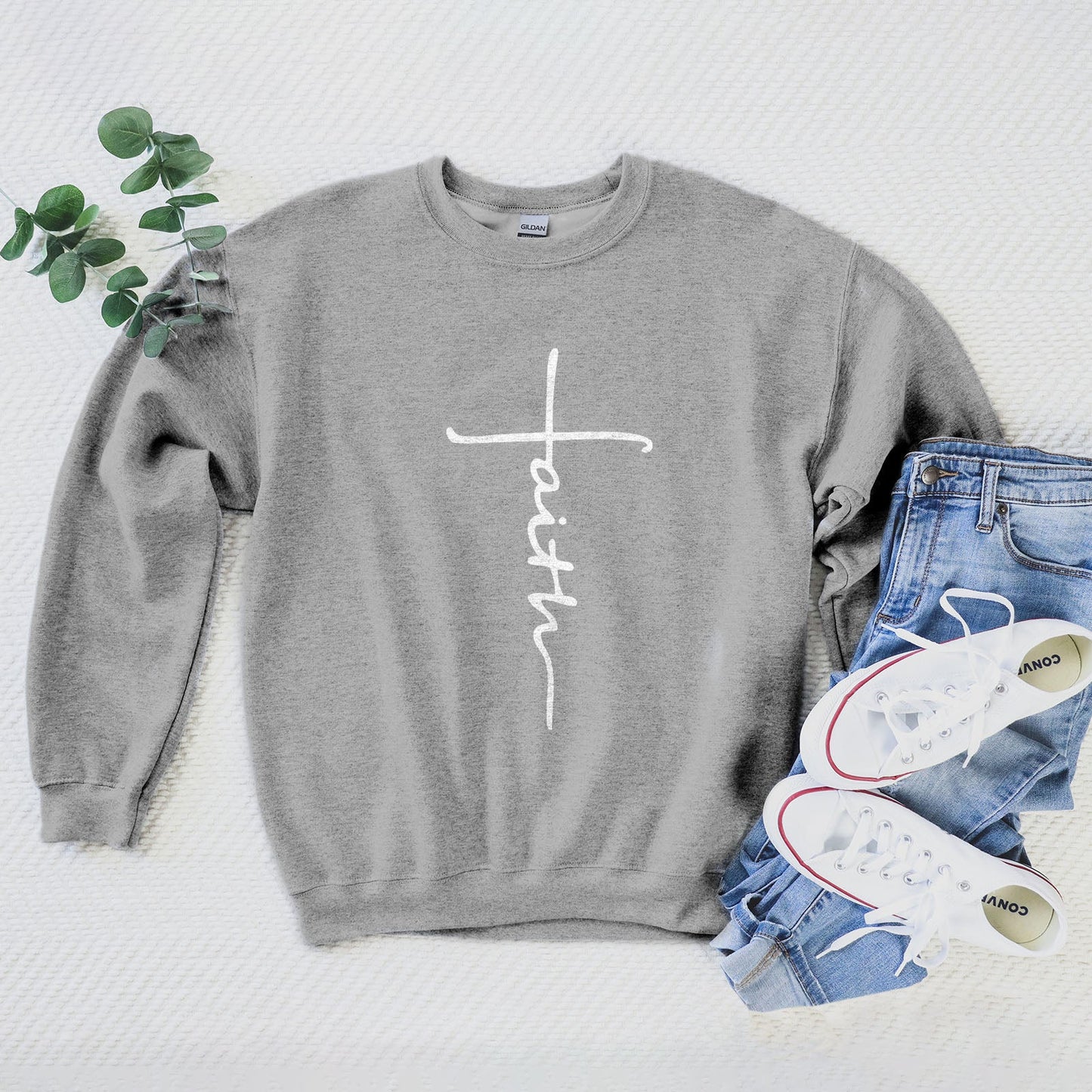 Cross Script Sweatshirt