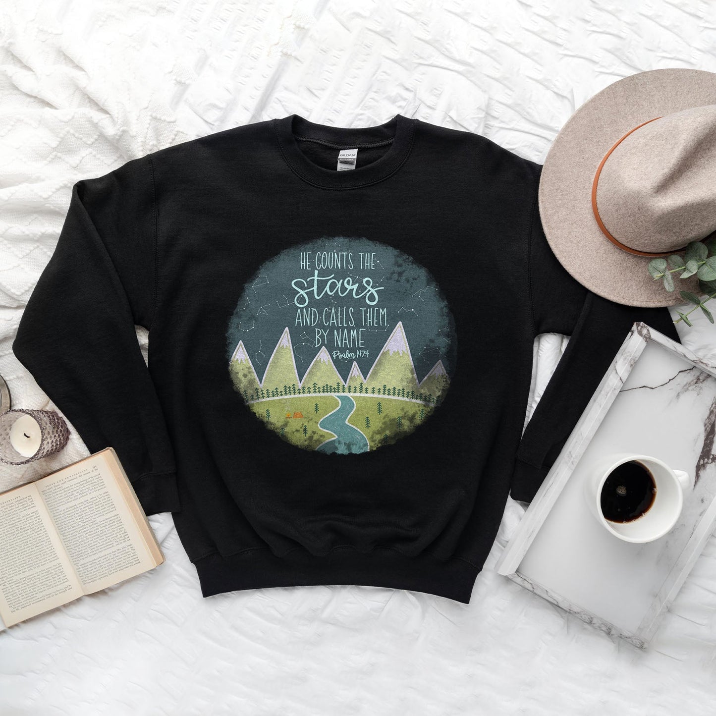 Psalm 147:4 Sweatshirt