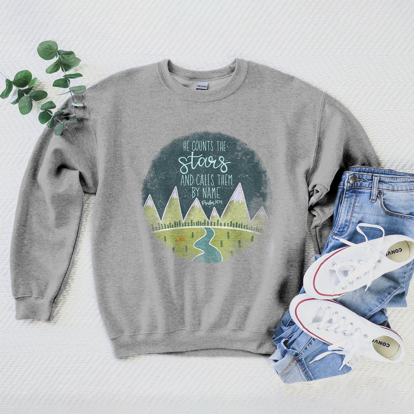 Psalm 147:4 Sweatshirt