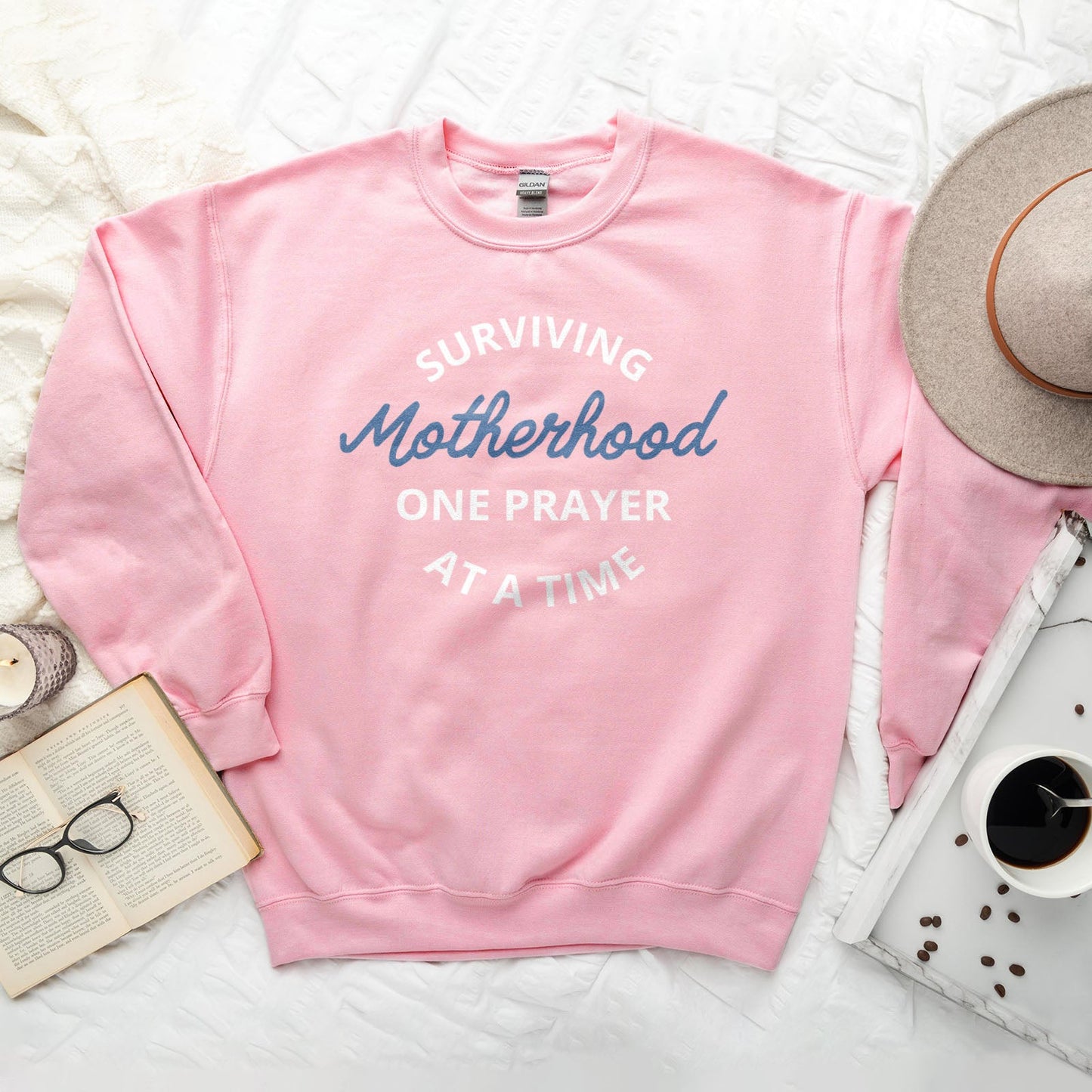Surviving Motherhood One Prayer At A Time Sweatshirt