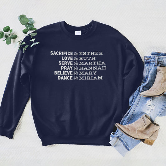 Women Of The Bible Sweatshirt