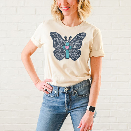 Christian Butterfly Tee