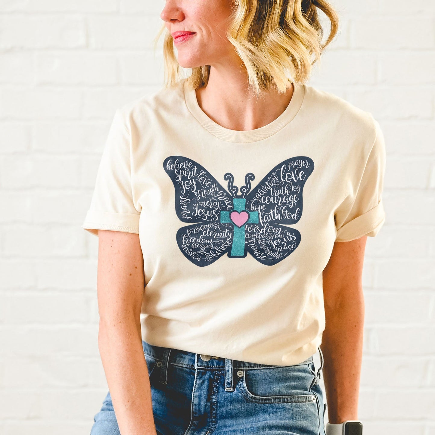 Christian Butterfly Tee