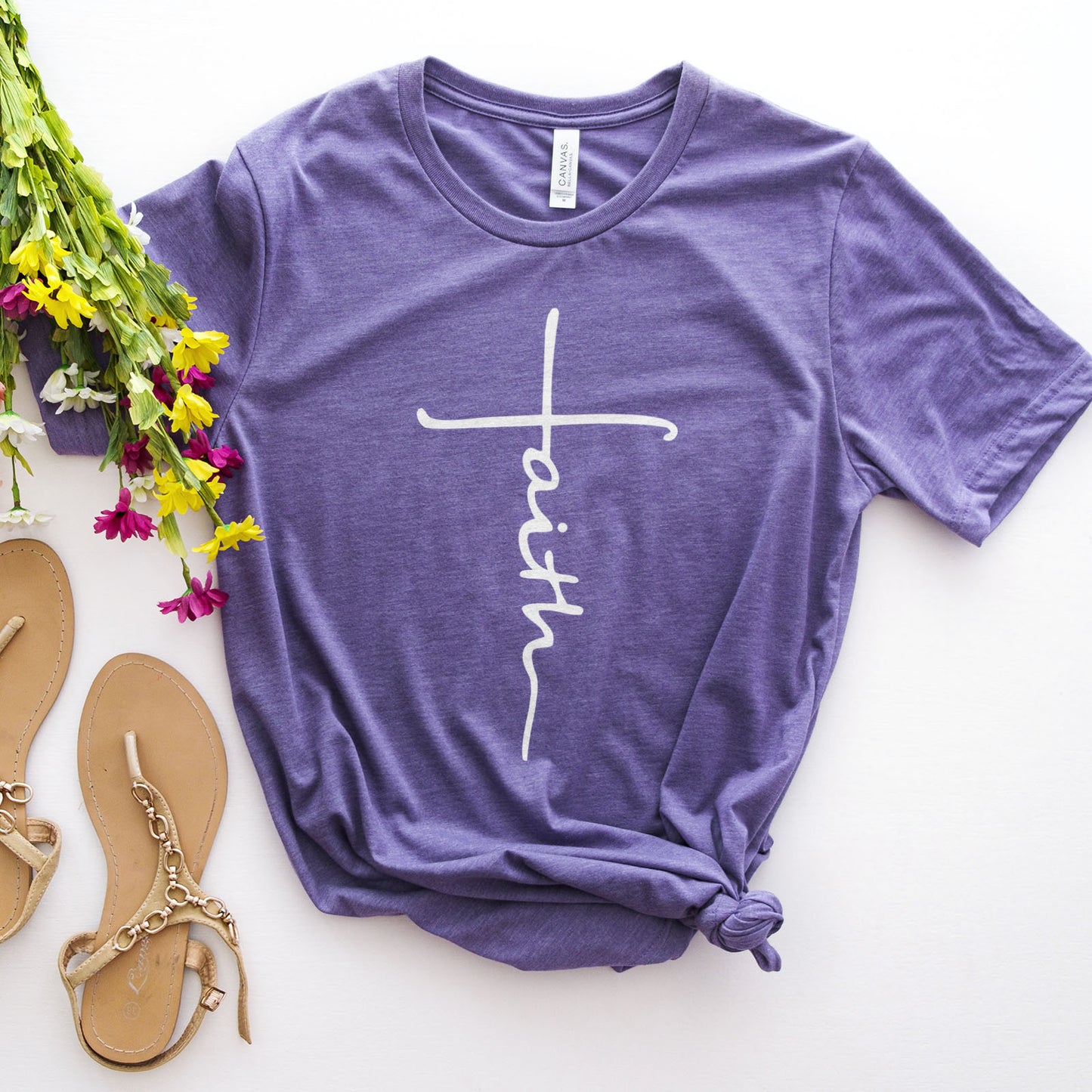 Cross Script Tee