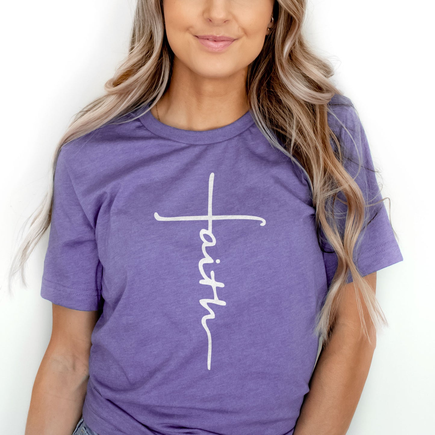 Cross Script Tee