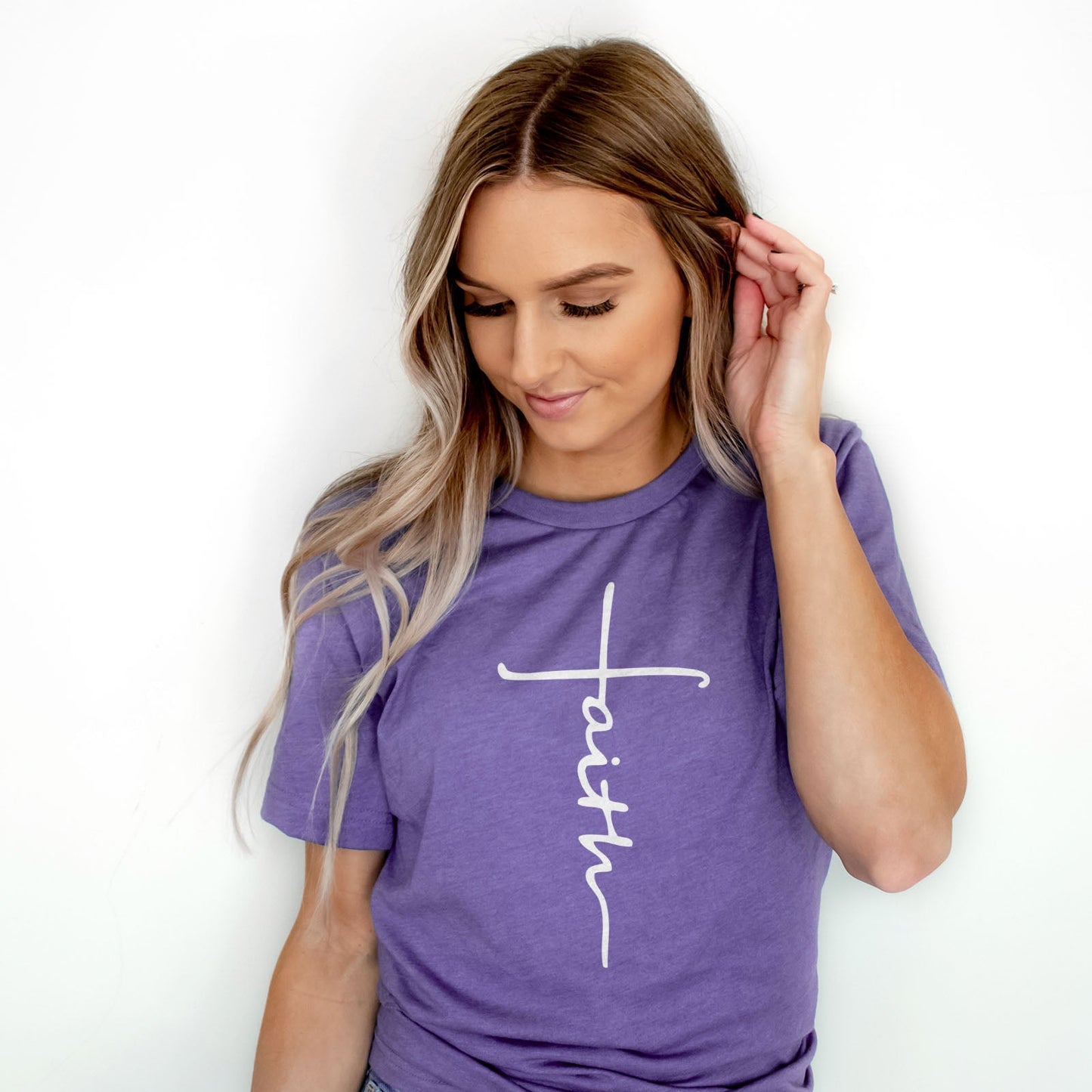 Cross Script Tee