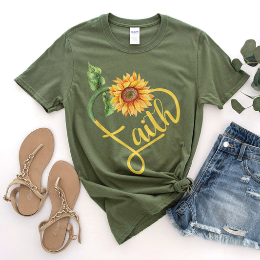 Faith Sunflower Tee