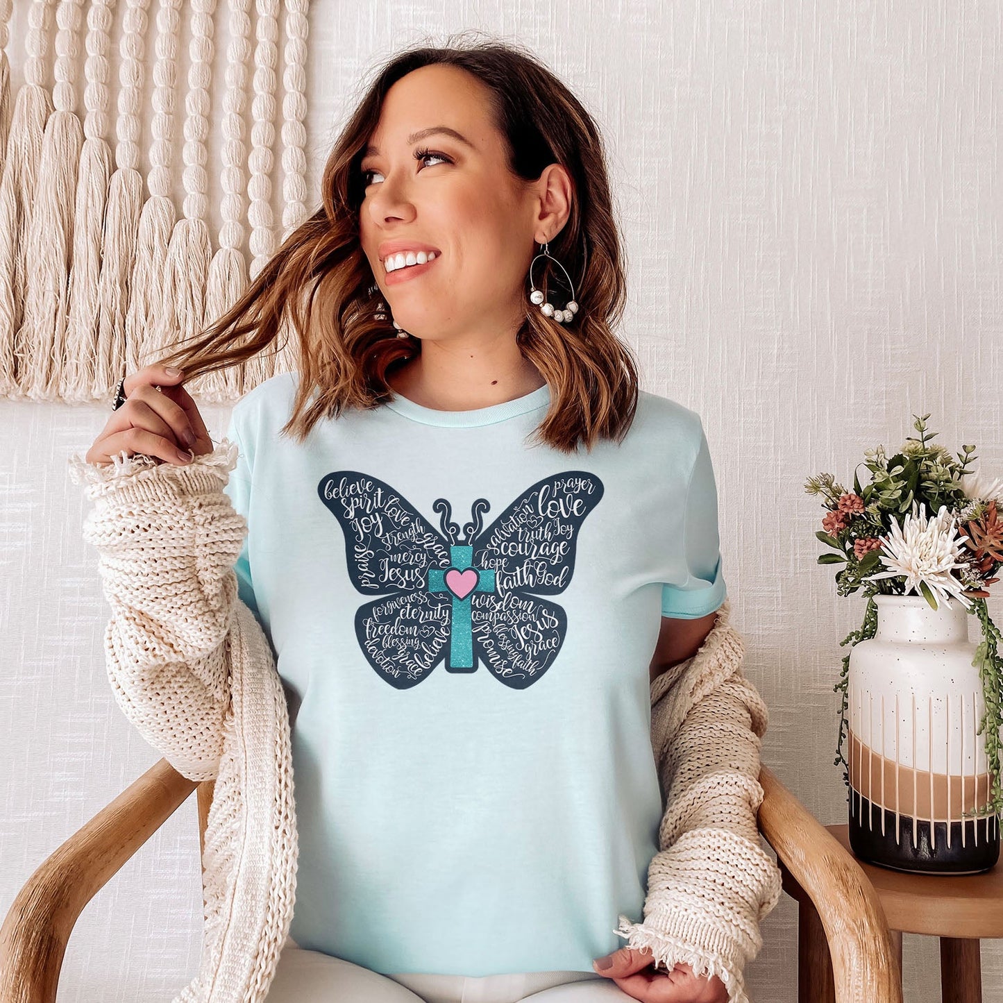 Christian Butterfly Tee