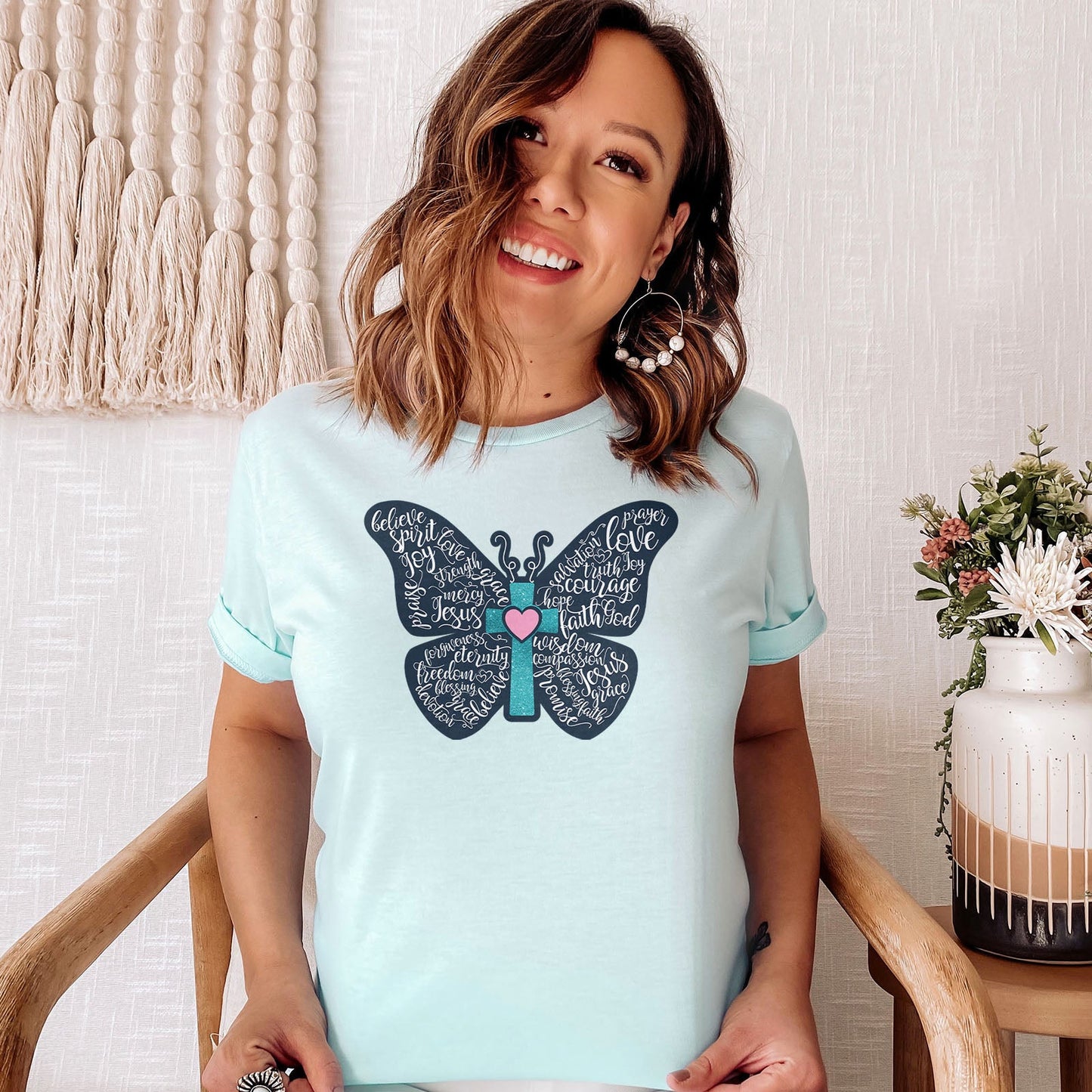 Christian Butterfly Tee