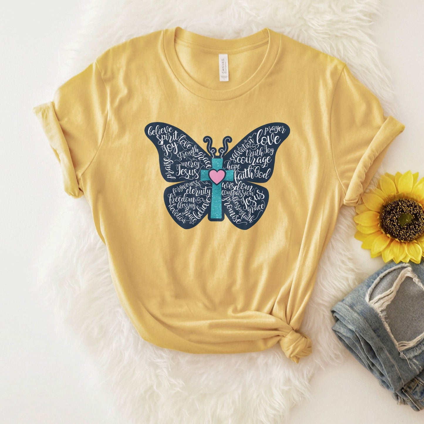 Christian Butterfly Tee