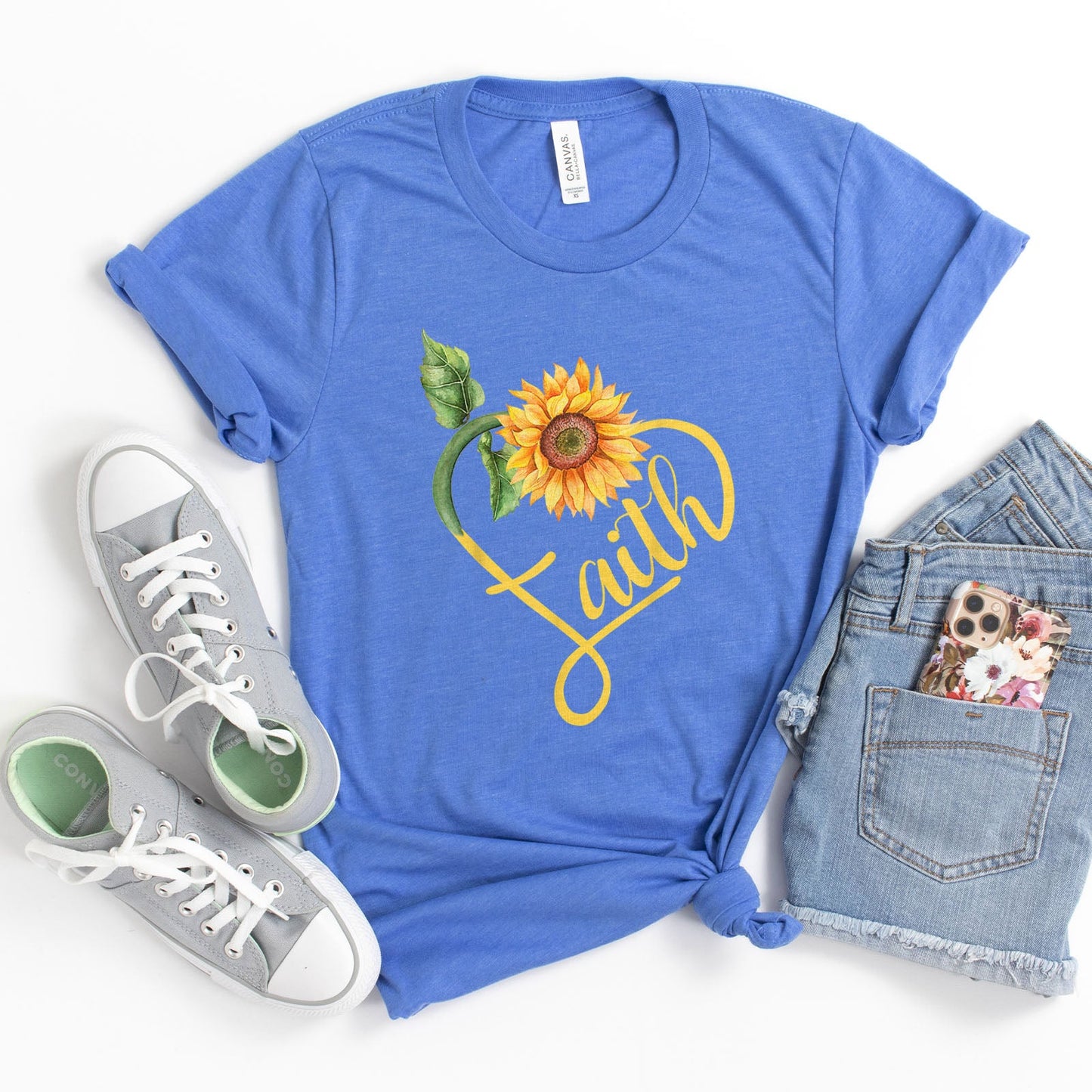Faith Sunflower Tee