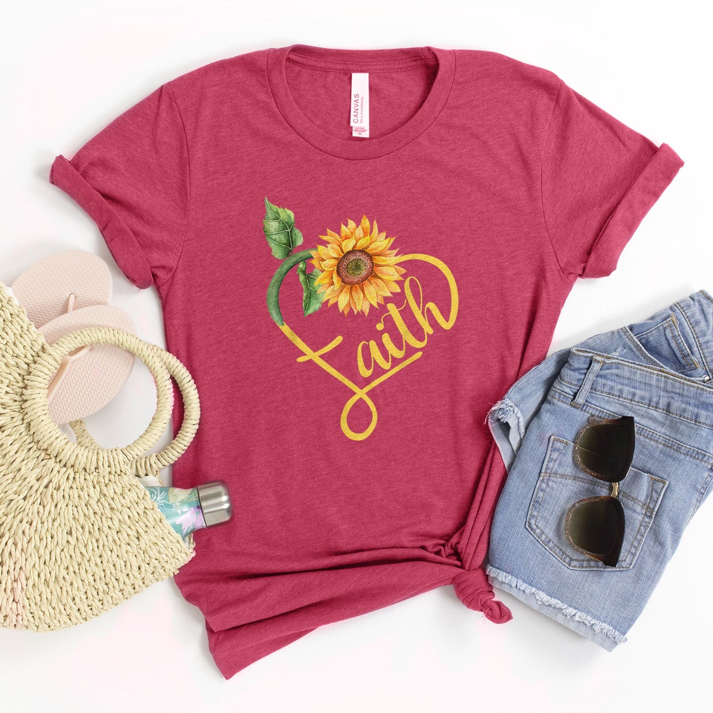 Faith Sunflower Tee