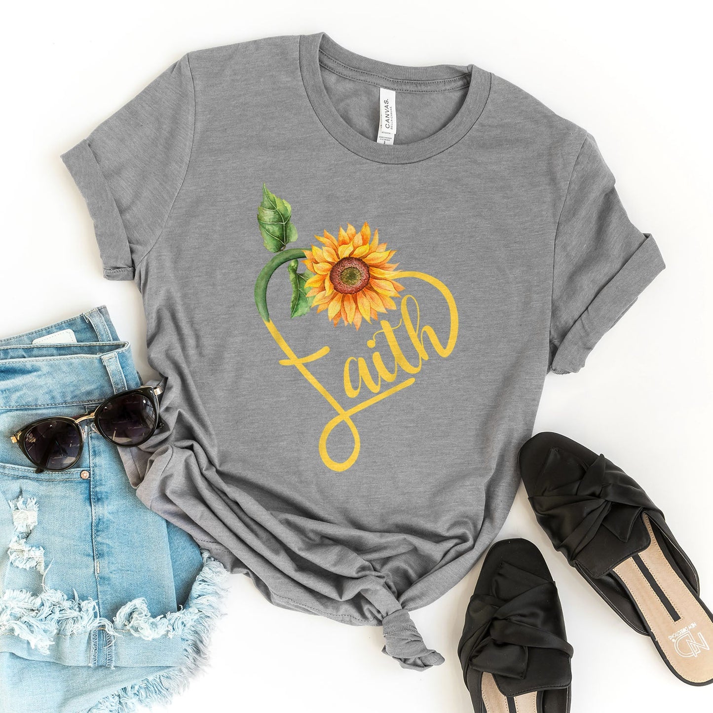 Faith Sunflower Tee