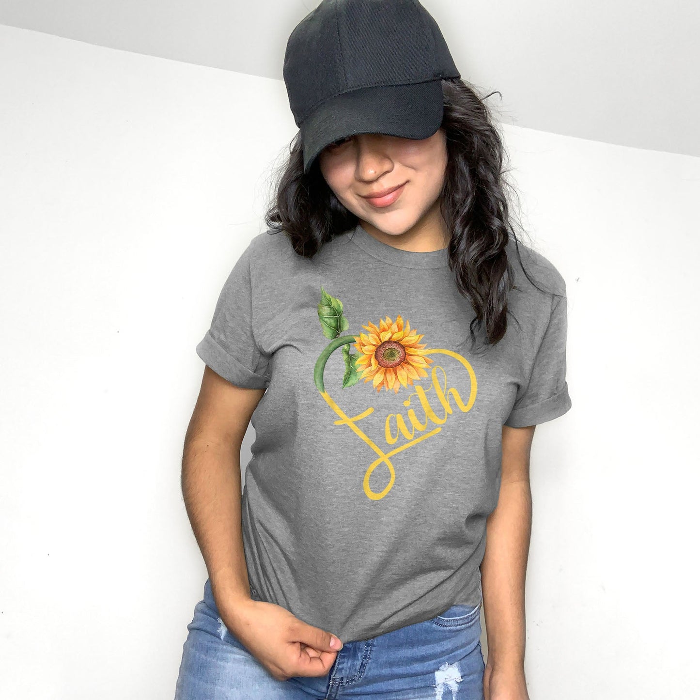 Faith Sunflower Tee