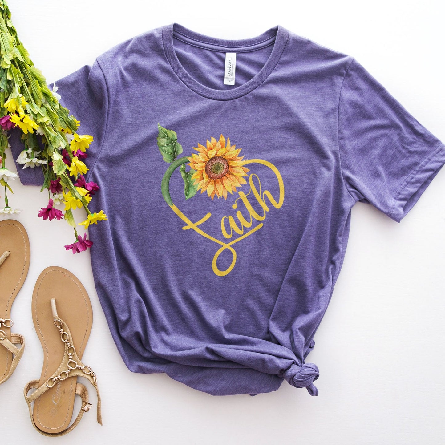 Faith Sunflower Tee