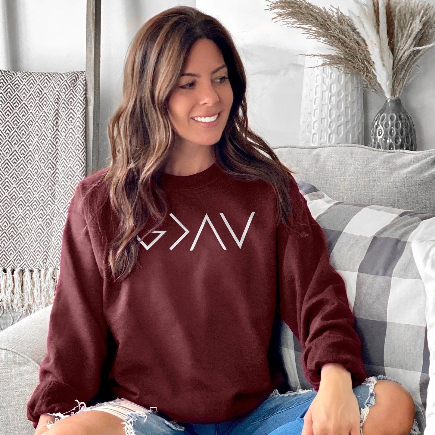 God Is Greater Than The Highs And The Lows Sweatshirt