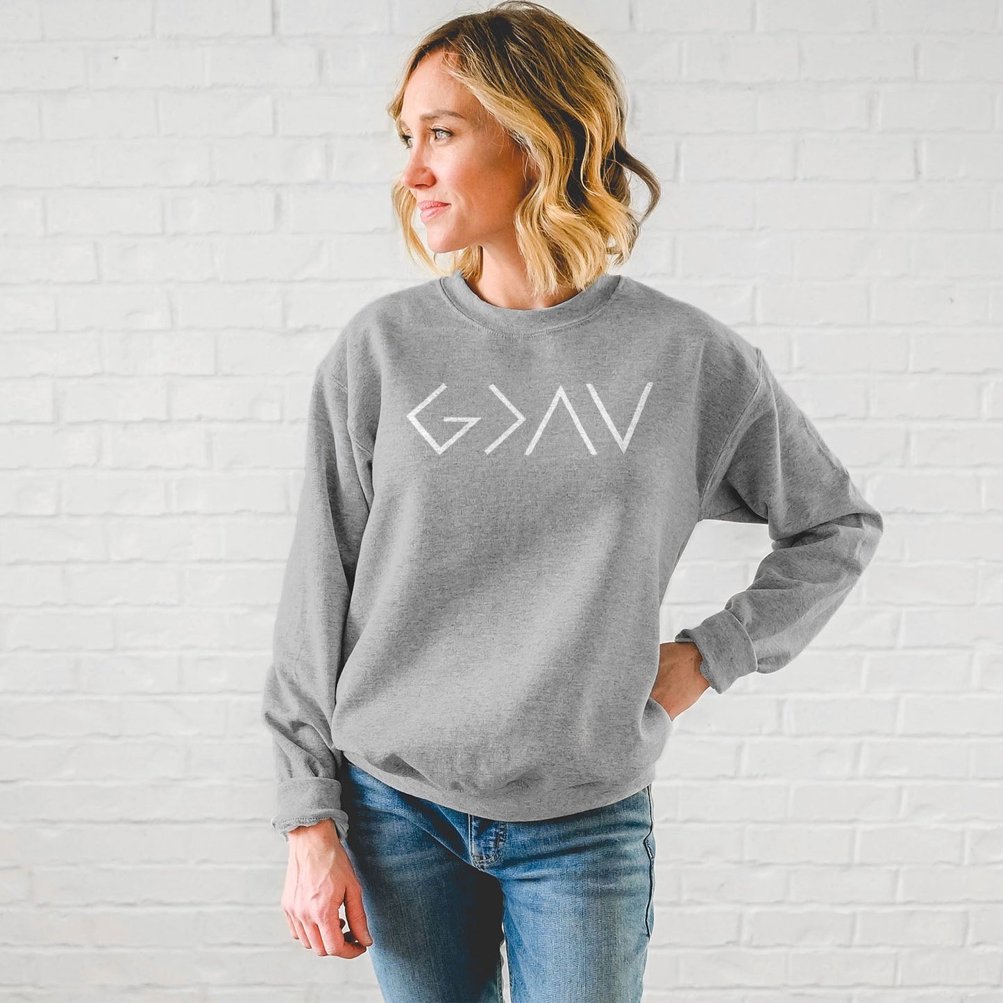 God Is Greater Than The Highs And The Lows Sweatshirt