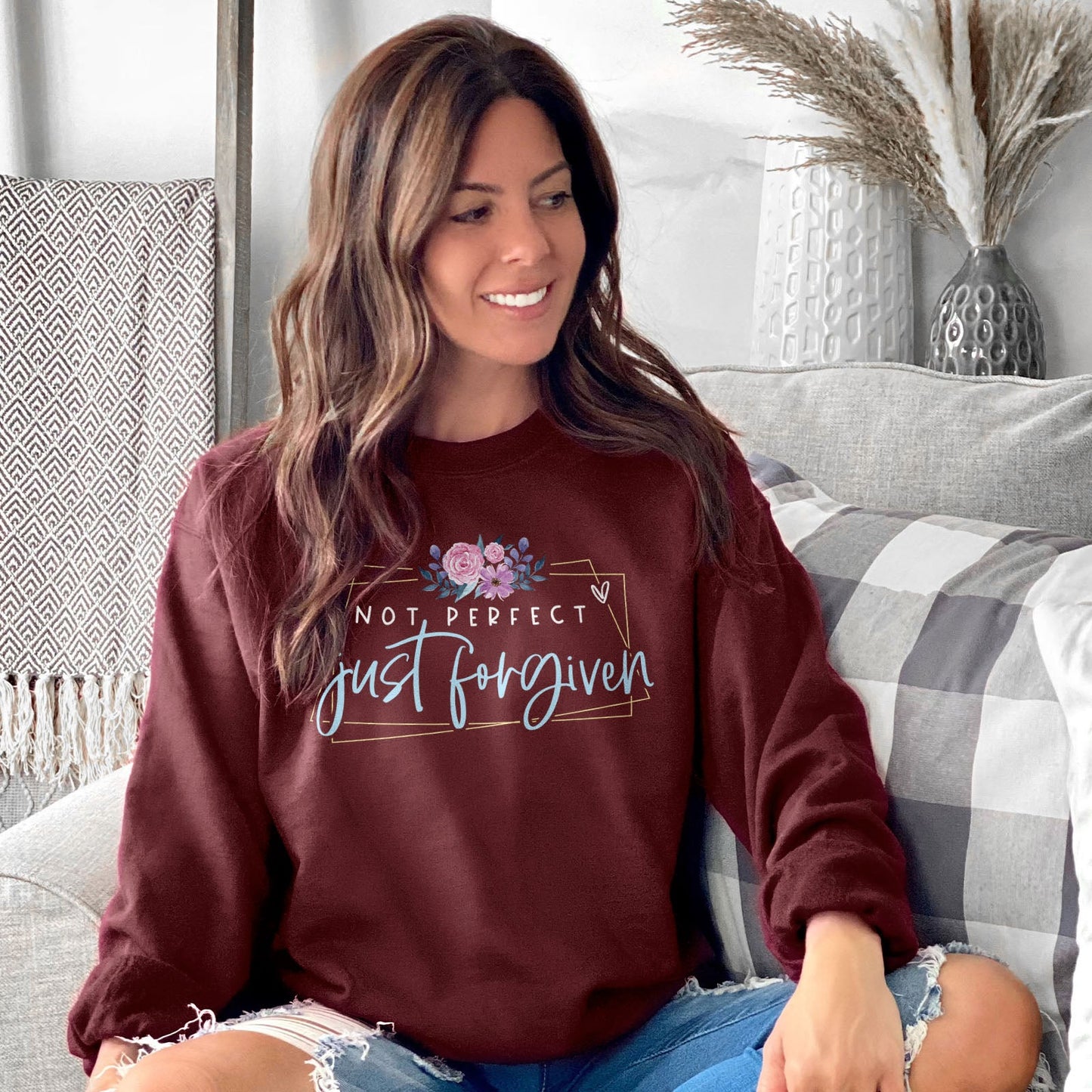 Not Perfect Just Forgiven Sweatshirt