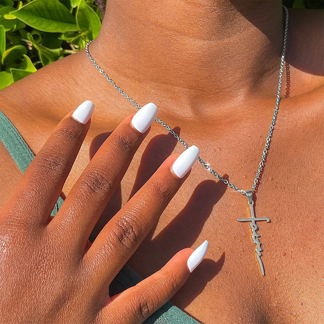 Faith Cross Necklace