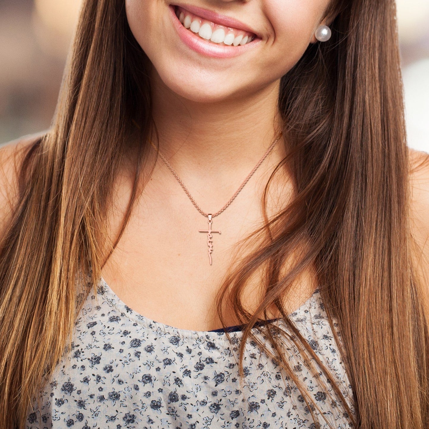 Faith Cross Necklace