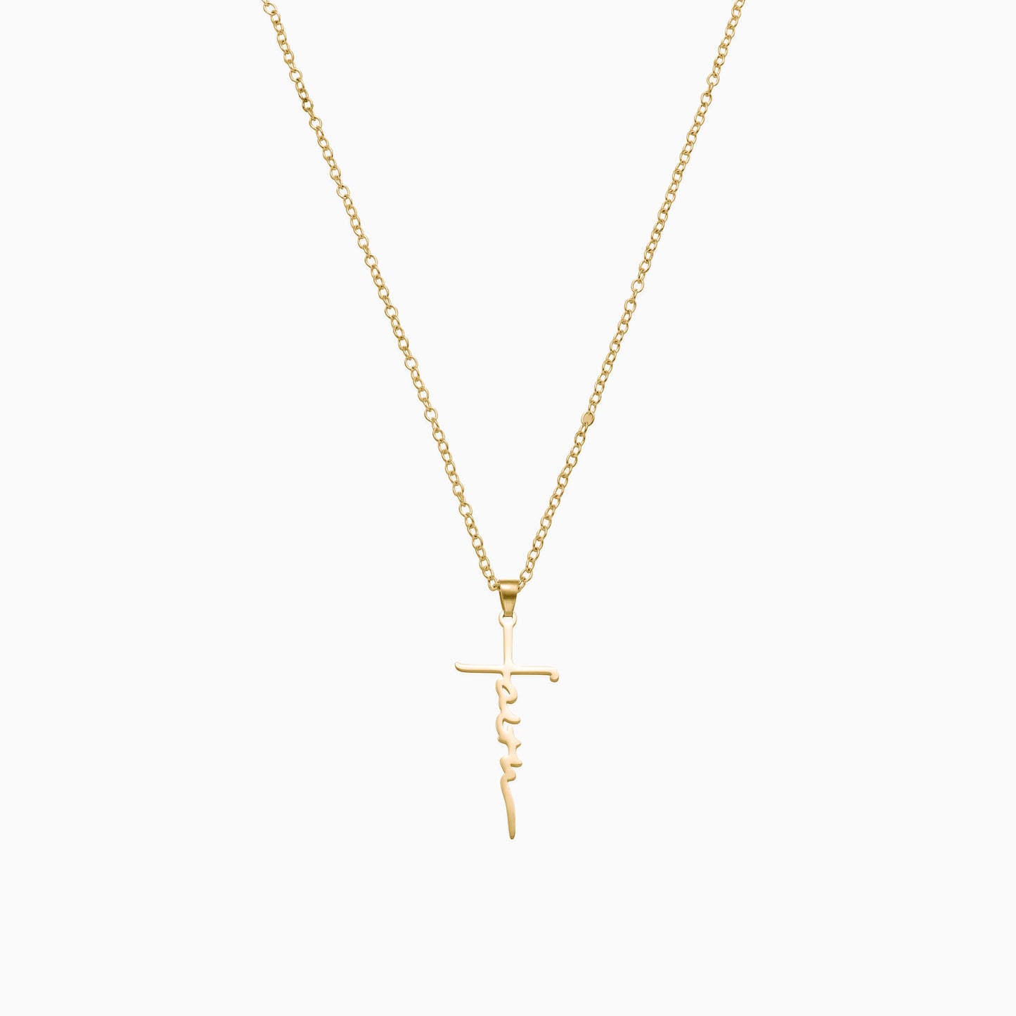 Faith Cross Necklace