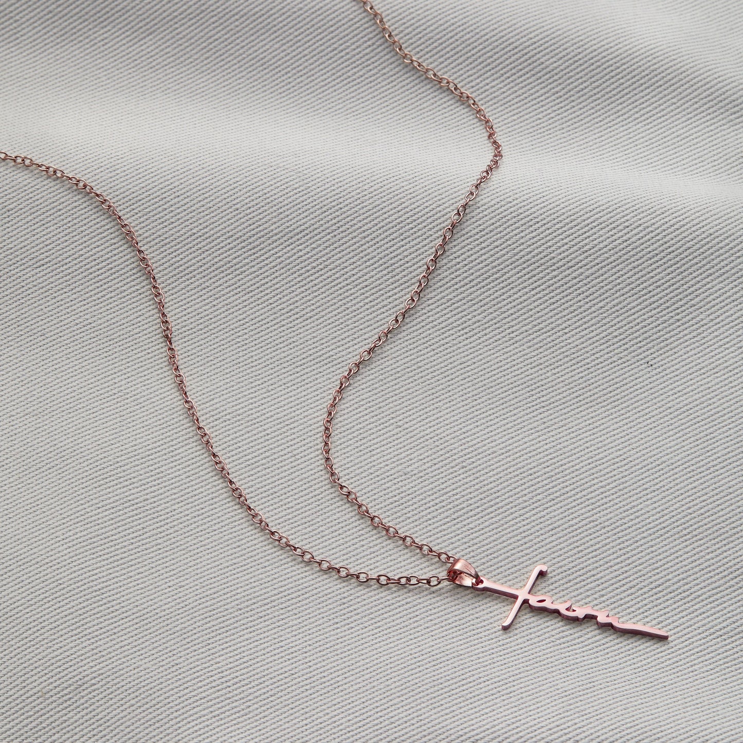 Faith Cross Necklace