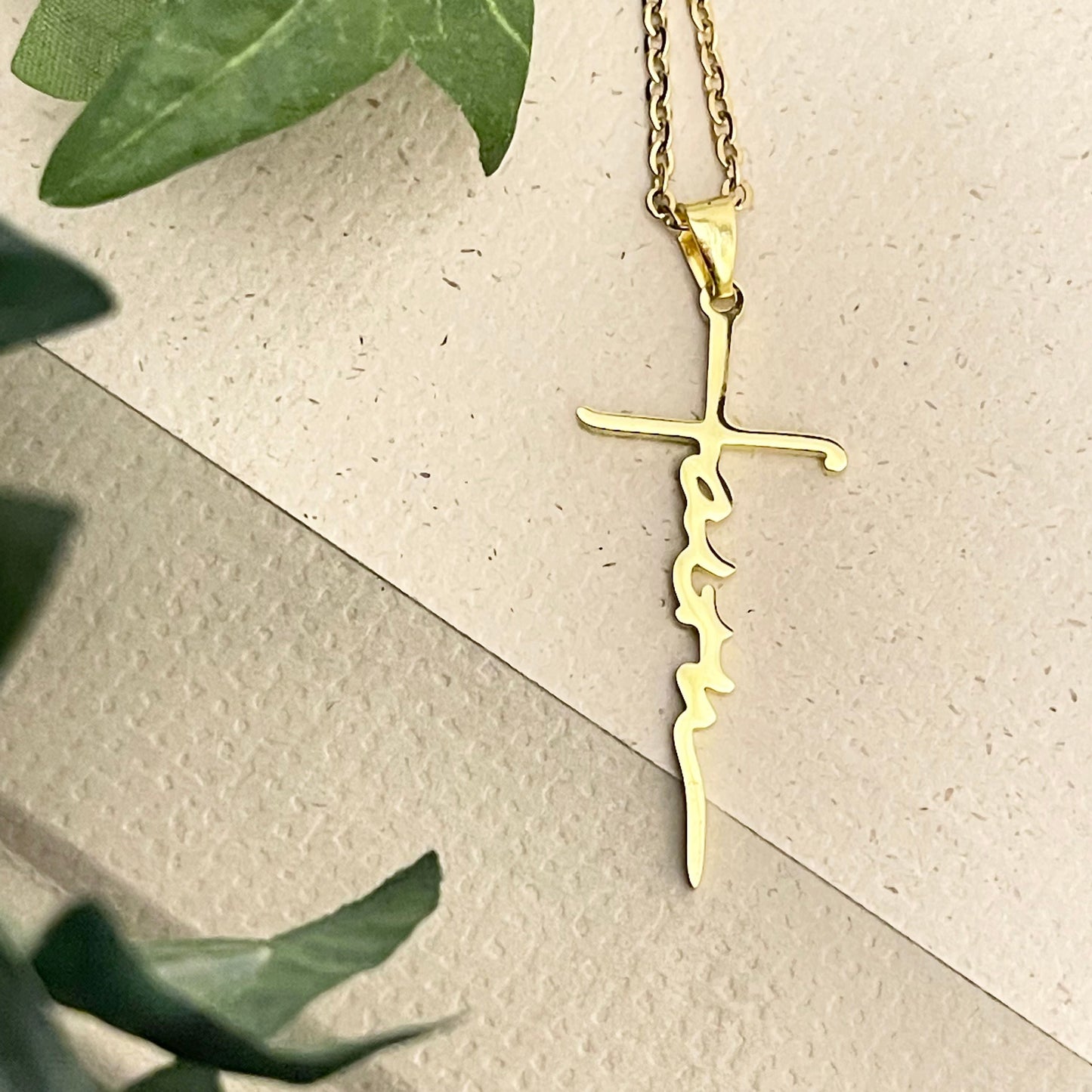 Faith Cross Necklace
