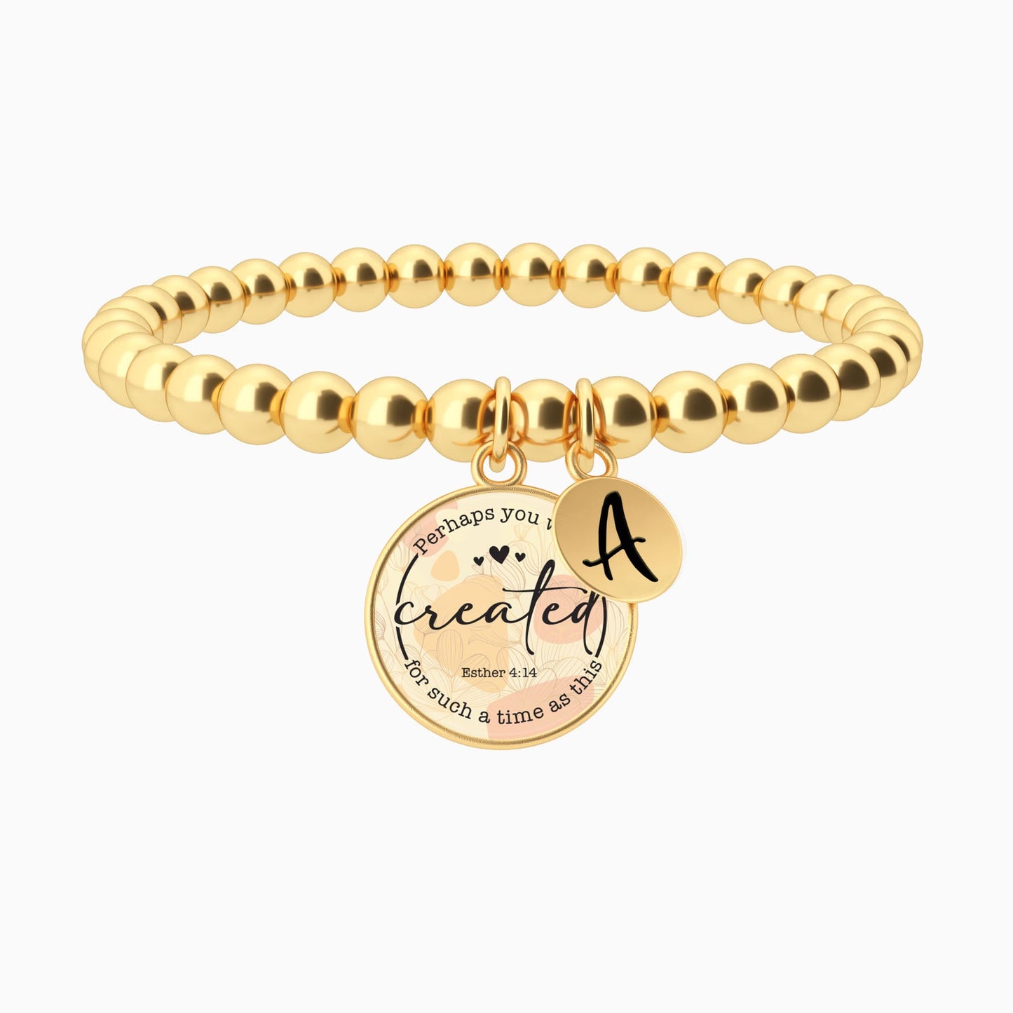 Perhaps You Were Created For Such A Time As This | Esther 4:14 - Beaded Bracelet