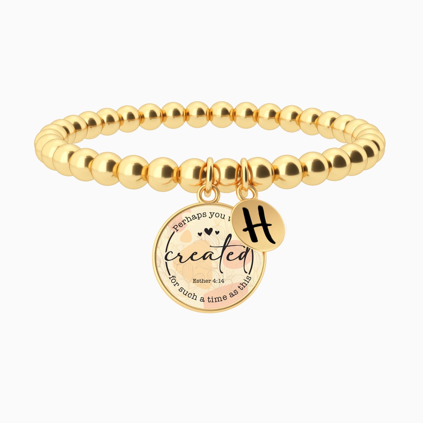 Perhaps You Were Created For Such A Time As This | Esther 4:14 - Beaded Bracelet